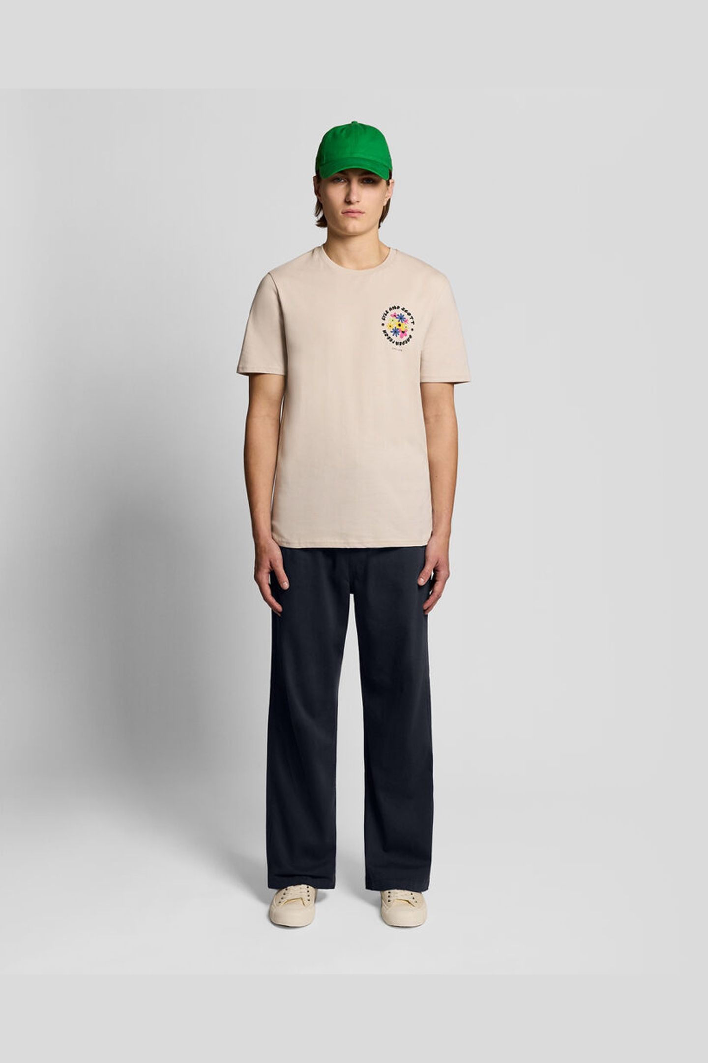 ENZYME WASH PLEATED TROUSER DARK NAVY 3