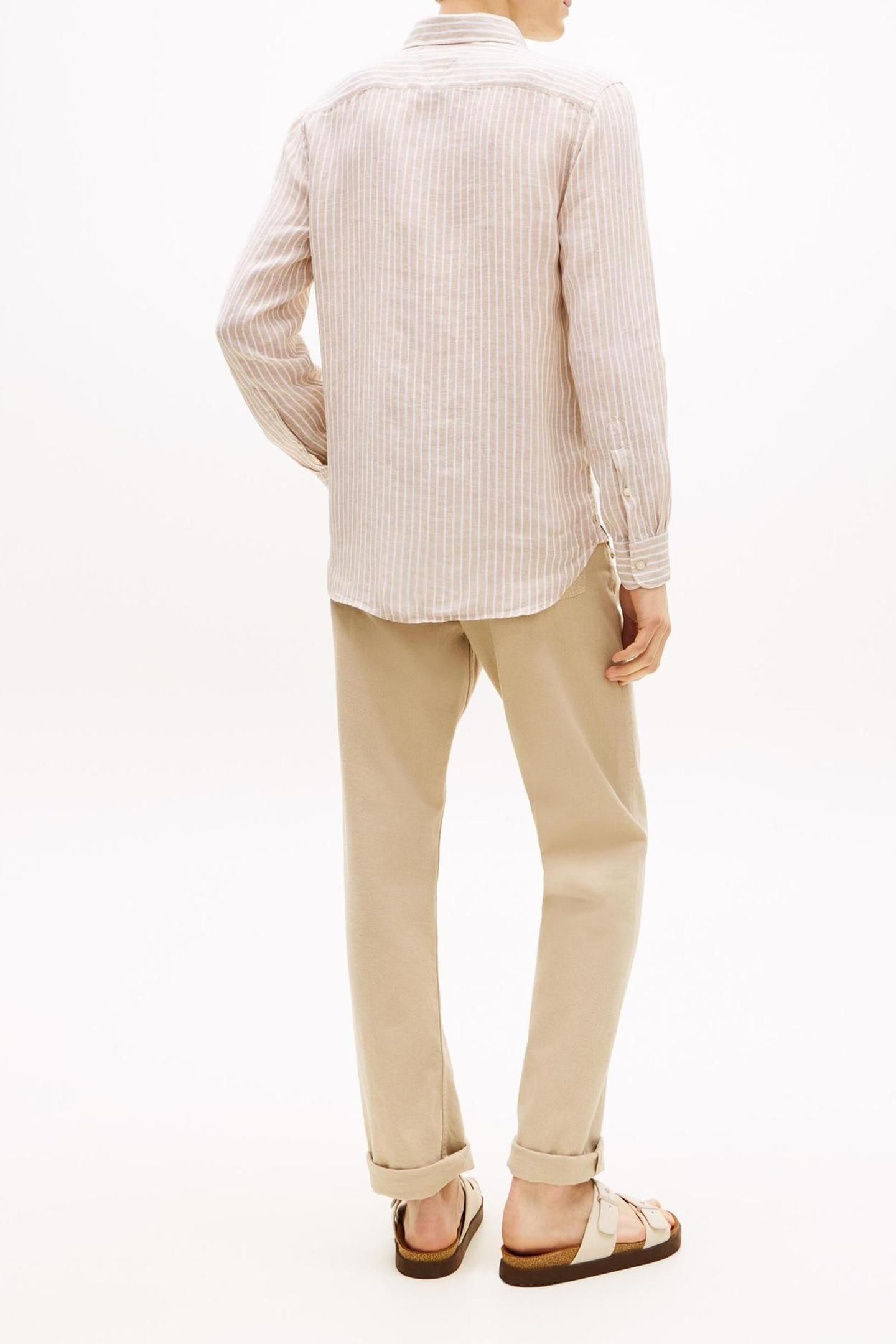 LINEN BENGAL STRIPE SANDALWOOD/STRIPE 3