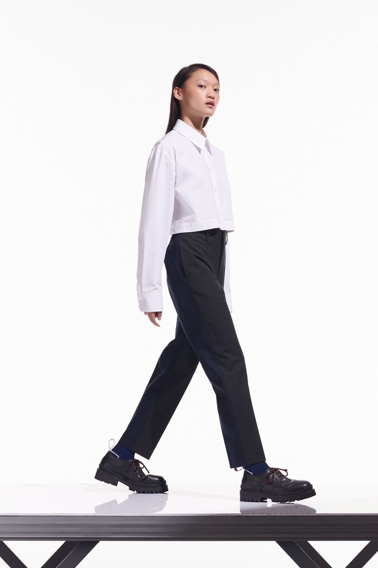 KLXCD TWO-TONE PANTS DARK GREY/NAVY 4