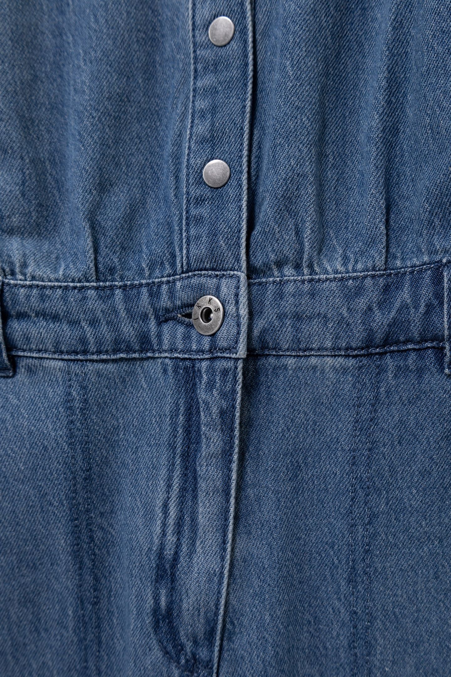 GIRLS’ BLUE DENIM JUMPSUIT 4