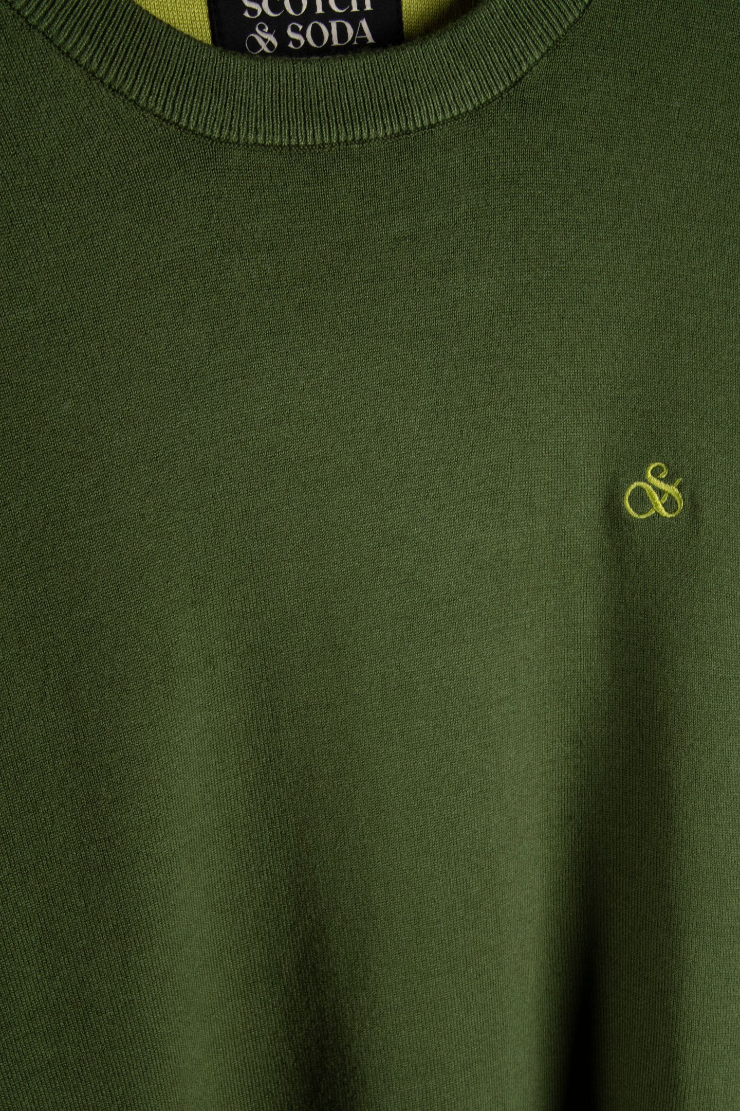 SEASONAL CORE ECOVERO REGULARFIT PULLOVER DARK GREEN 4