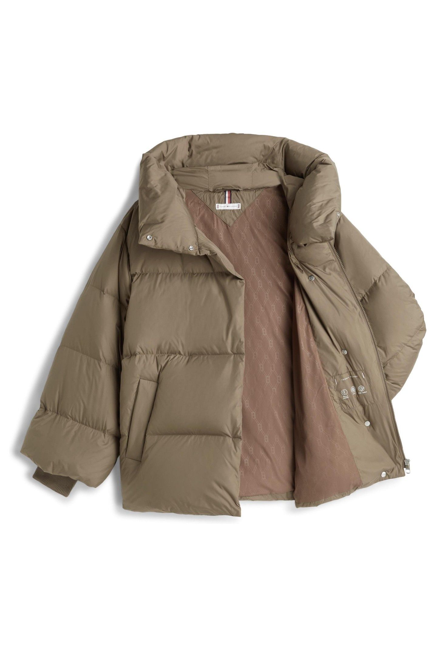 SOFT DOWN WRAP JACKET NORDIC TAUPE 2