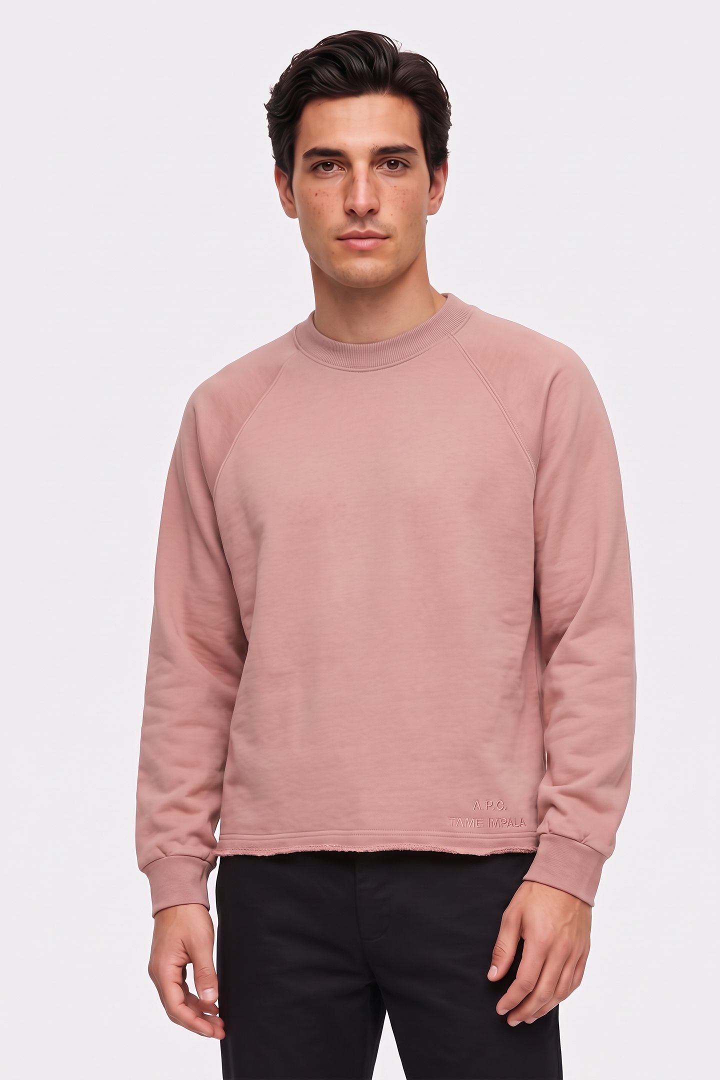 UNISEX SWEATSHIRT KICK OUT POWDER PINK 2