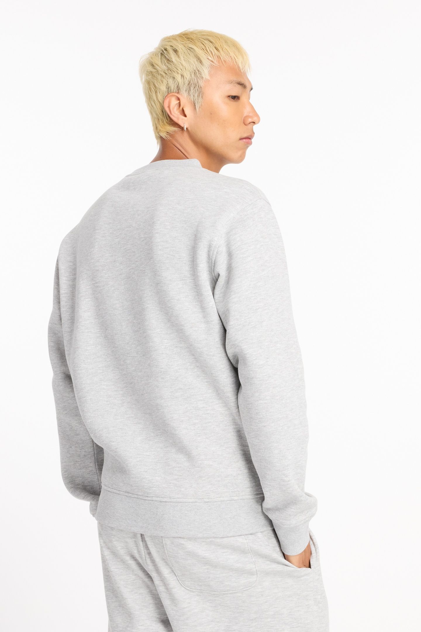 SPORT CORE BRUSHED CREW ATHLETIC GRE 2