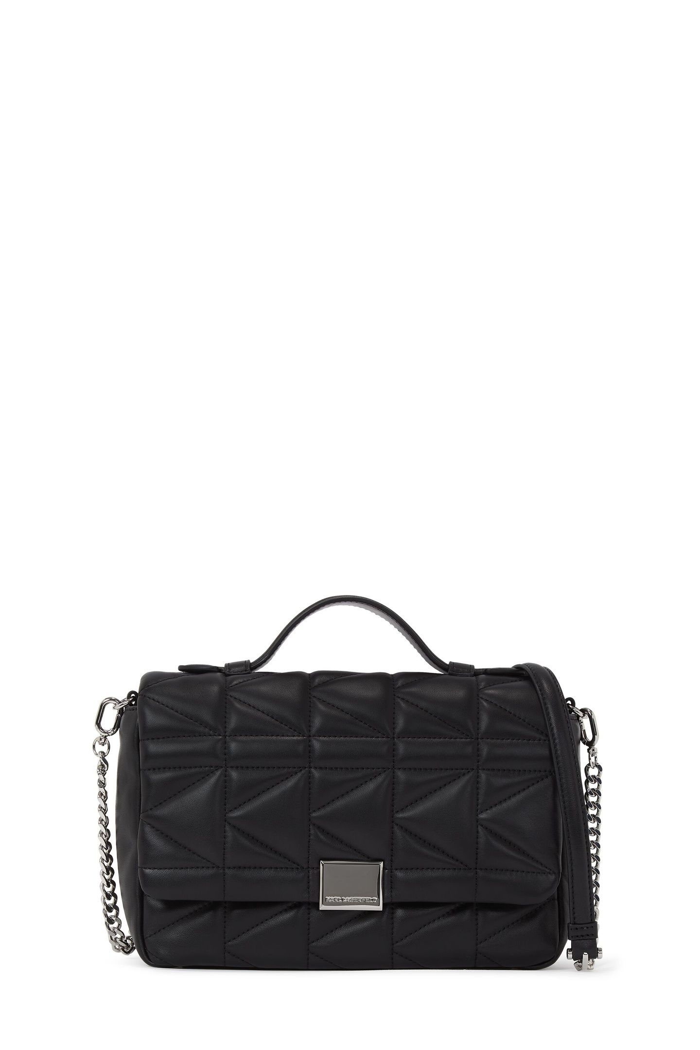 K/KUILT TOP HANDLE CROSSBODY BLACK-NICKEL 2