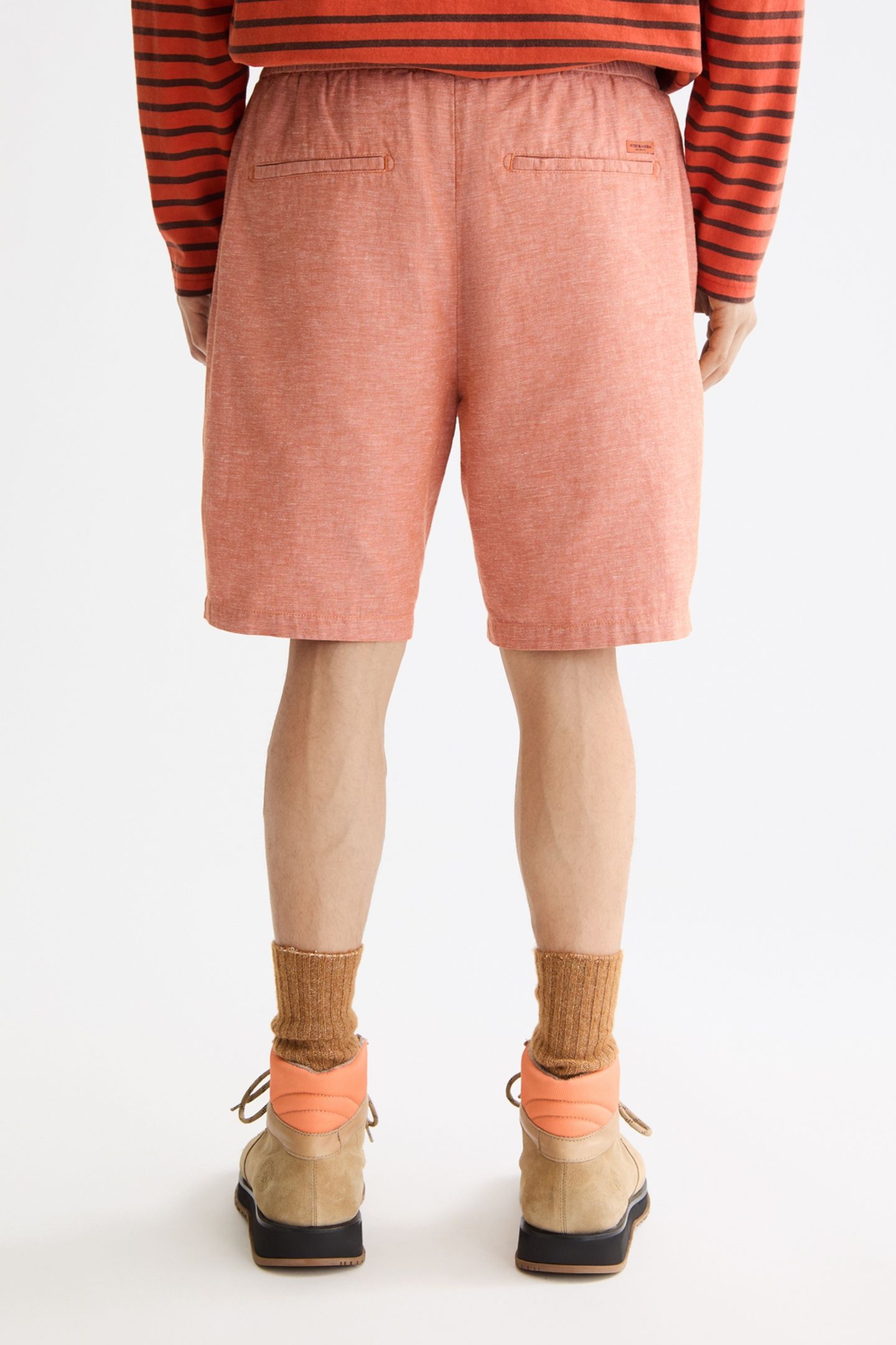 SEASONAL CORE - FAVE - COTTON LINEN BERMUDA RUST 2