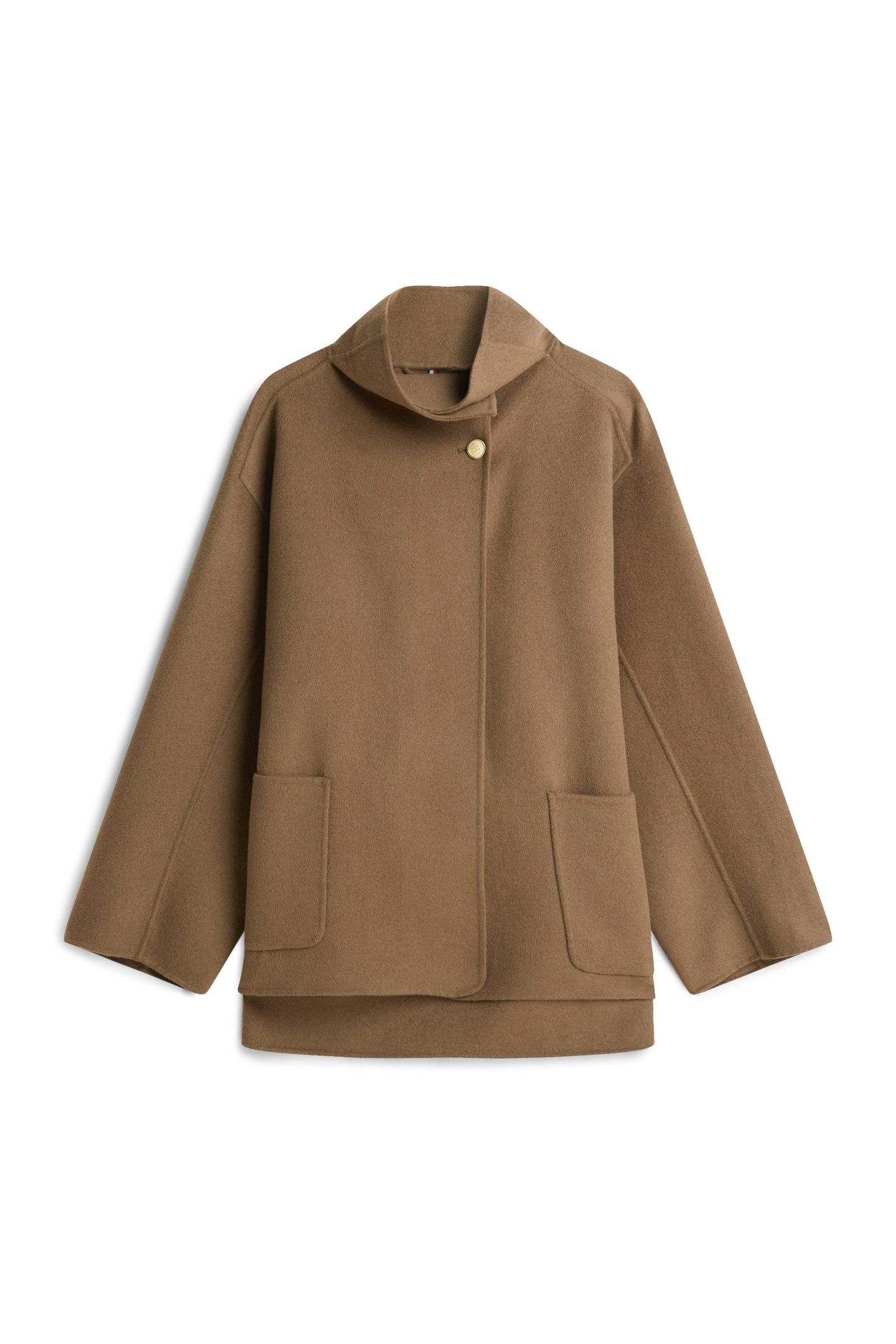DF WOOL GB FUNNEL NECK NORDIC TAUPE 3