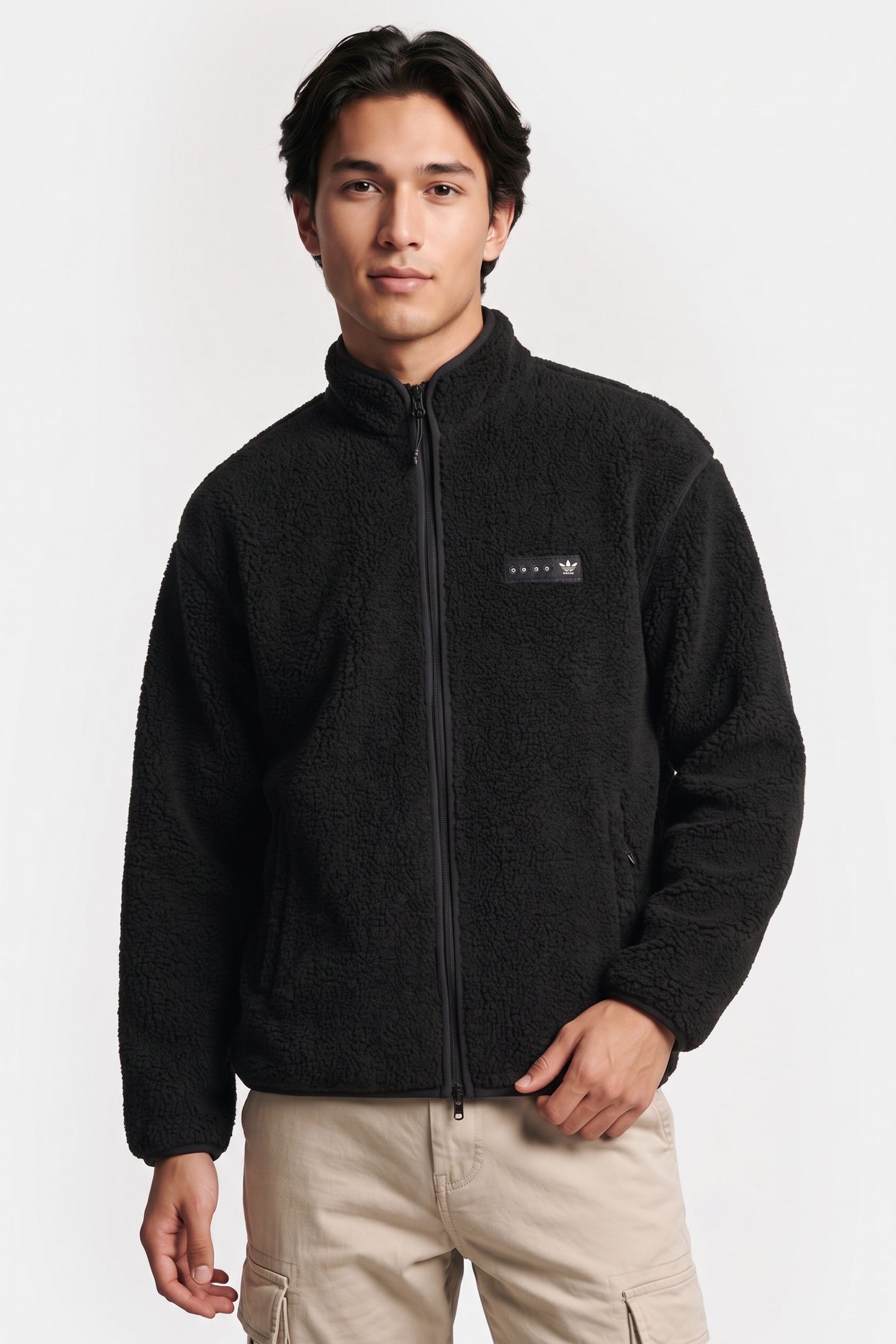 UNISEX SHERPA JACKET BLACK 1
