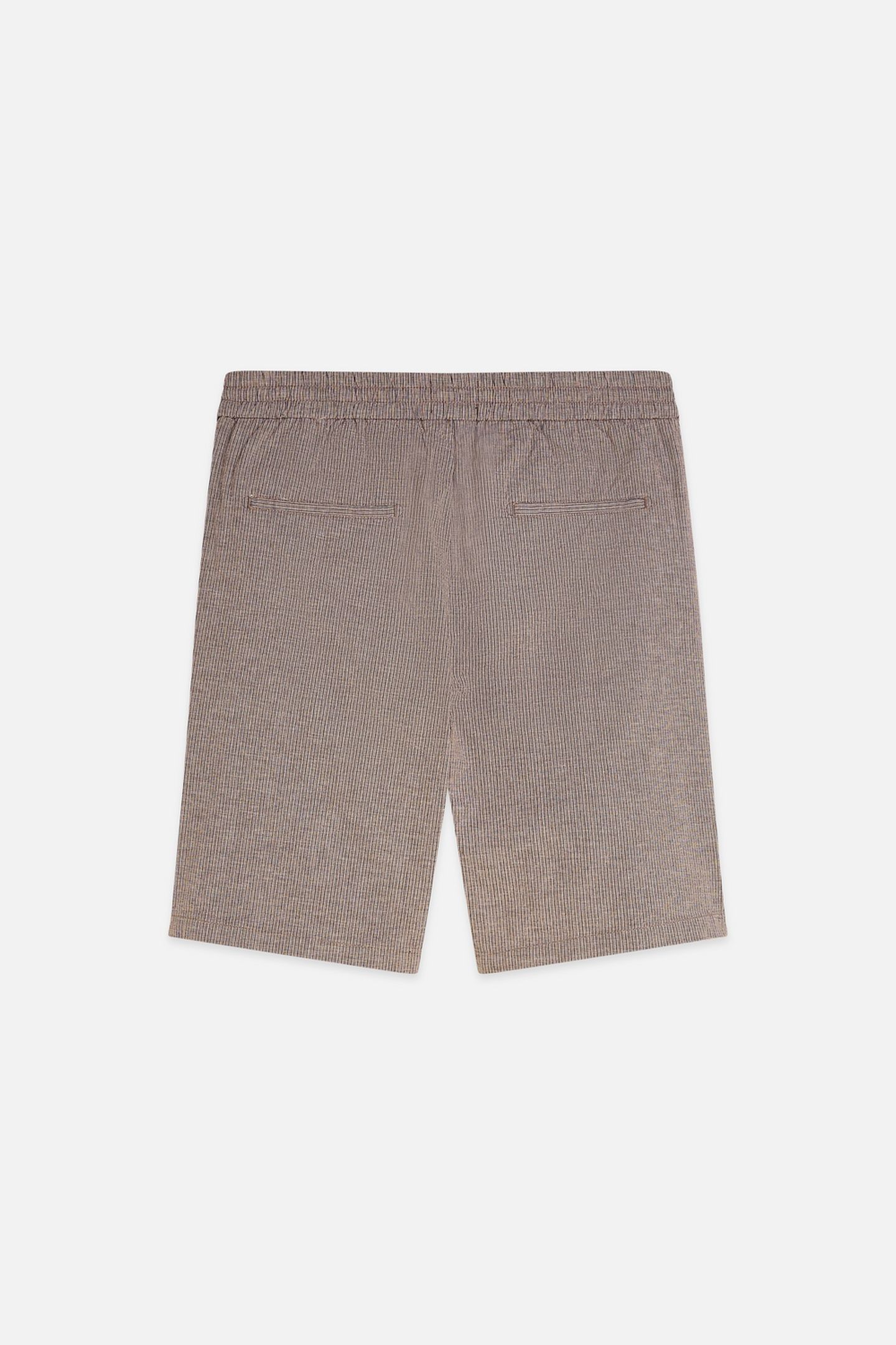 FAVE COTTONLINEN YARNDYED REGULARFIT BERMUDA SHORTS MEDIUM B 2