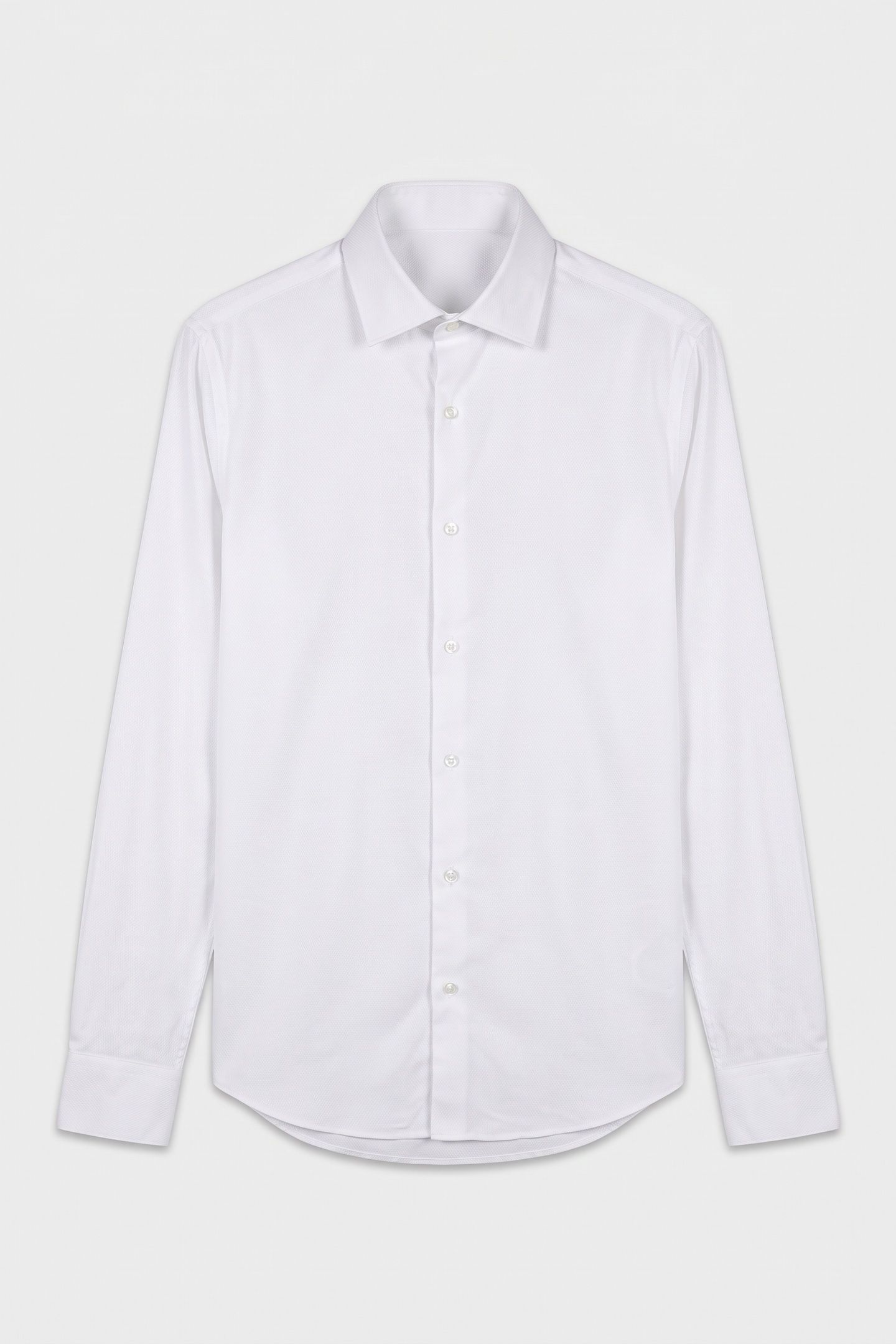SLIM PERF WOVEN SHIRT WHITE 3
