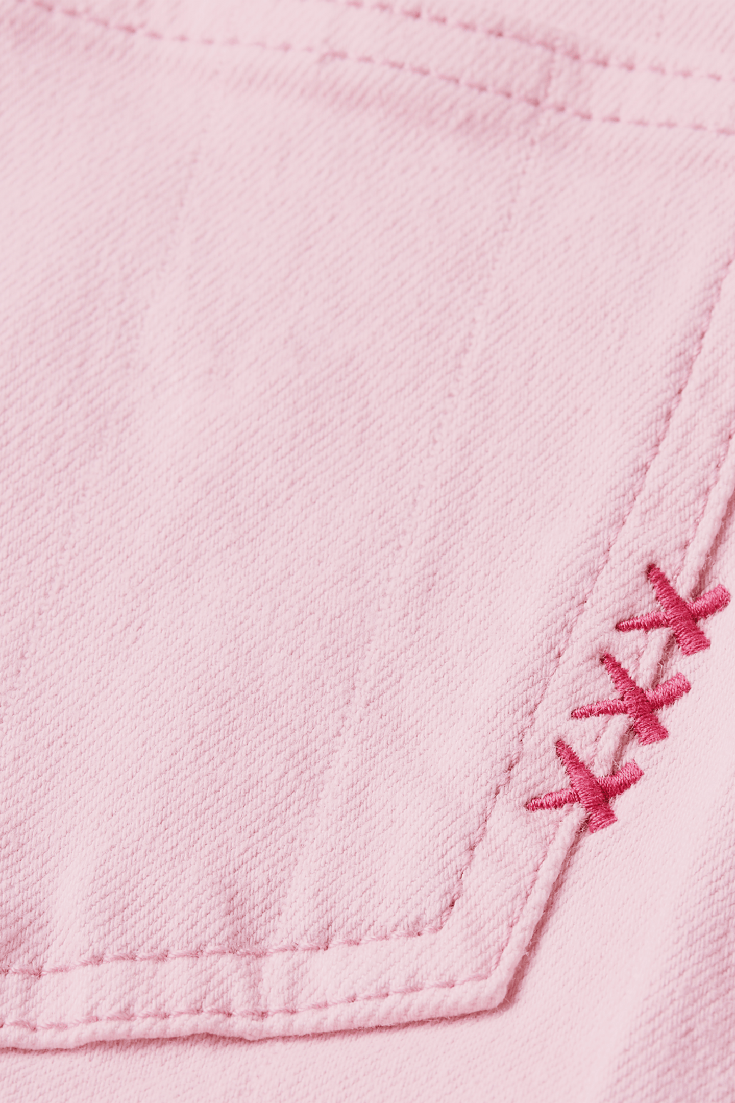 GIRLS THE WAVE WIDELEG JEANS DARK PINK 6