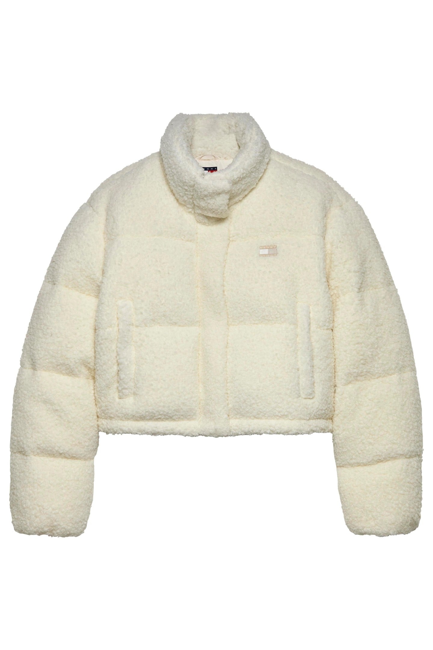 TJW WOOL BOUCLE PUFFER ANCIENT WHITE 1