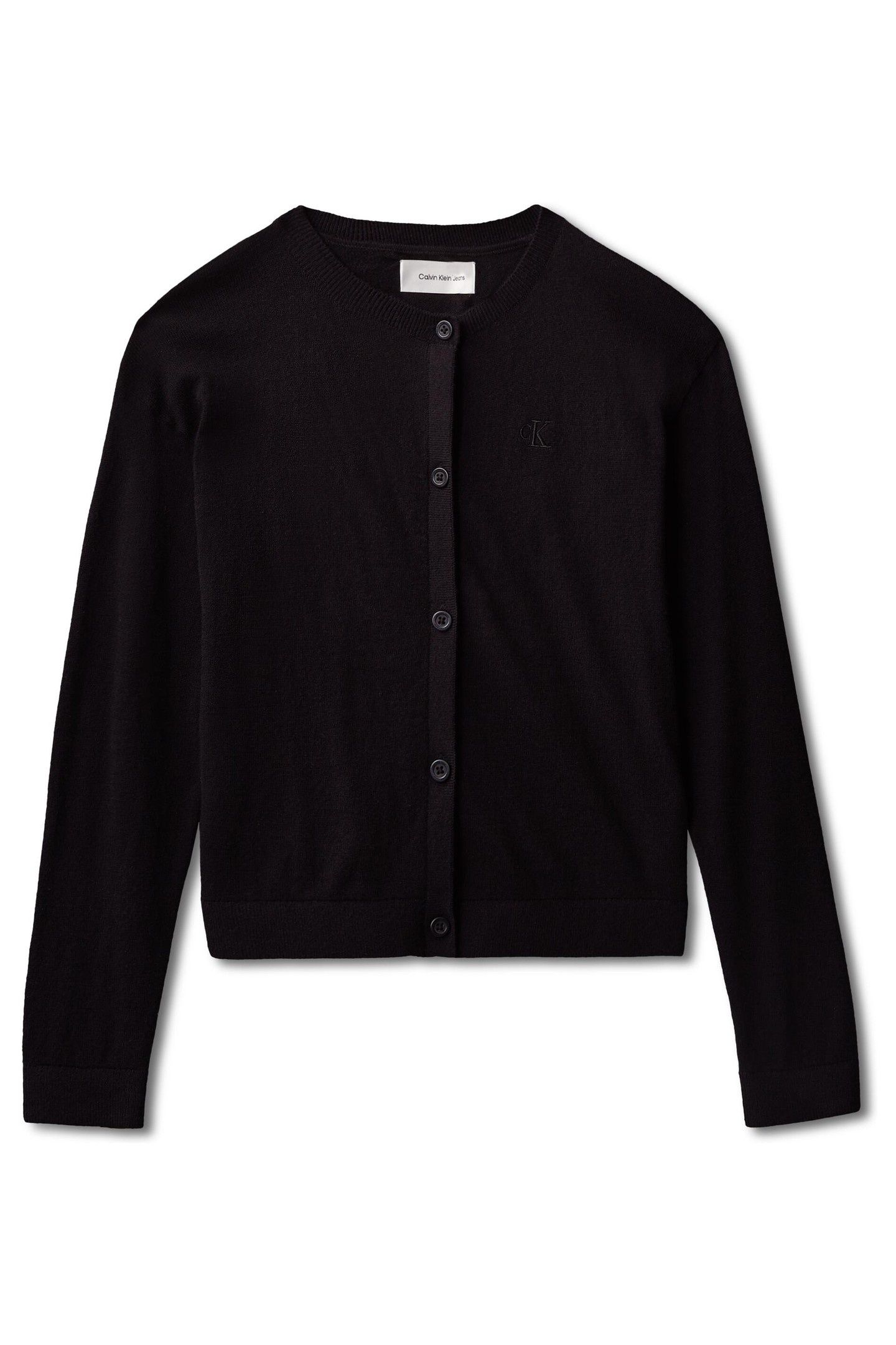 GIRLS SOFT CO CASH CARDIGAN BLACK 2