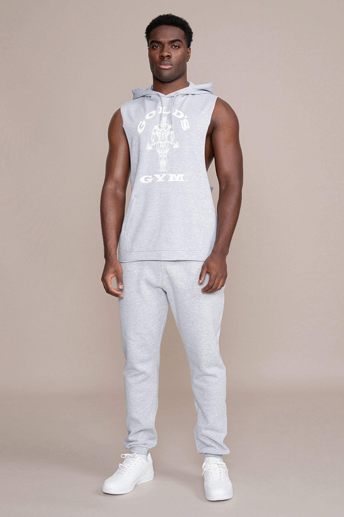 MUSCLE JOE SLEEVELESS HOODIE BLACK 2