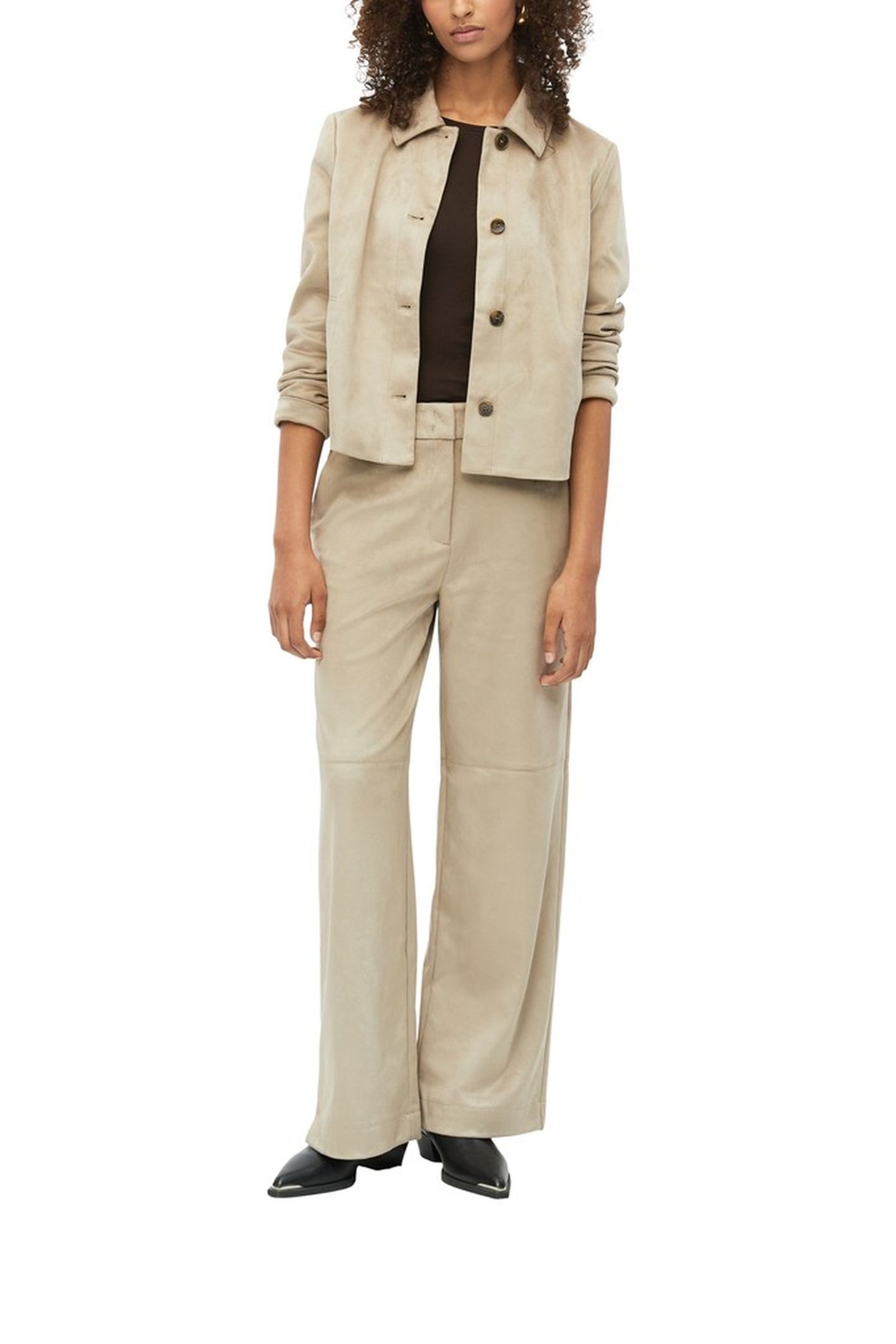 S.OLIVER PANTS BROWN 2