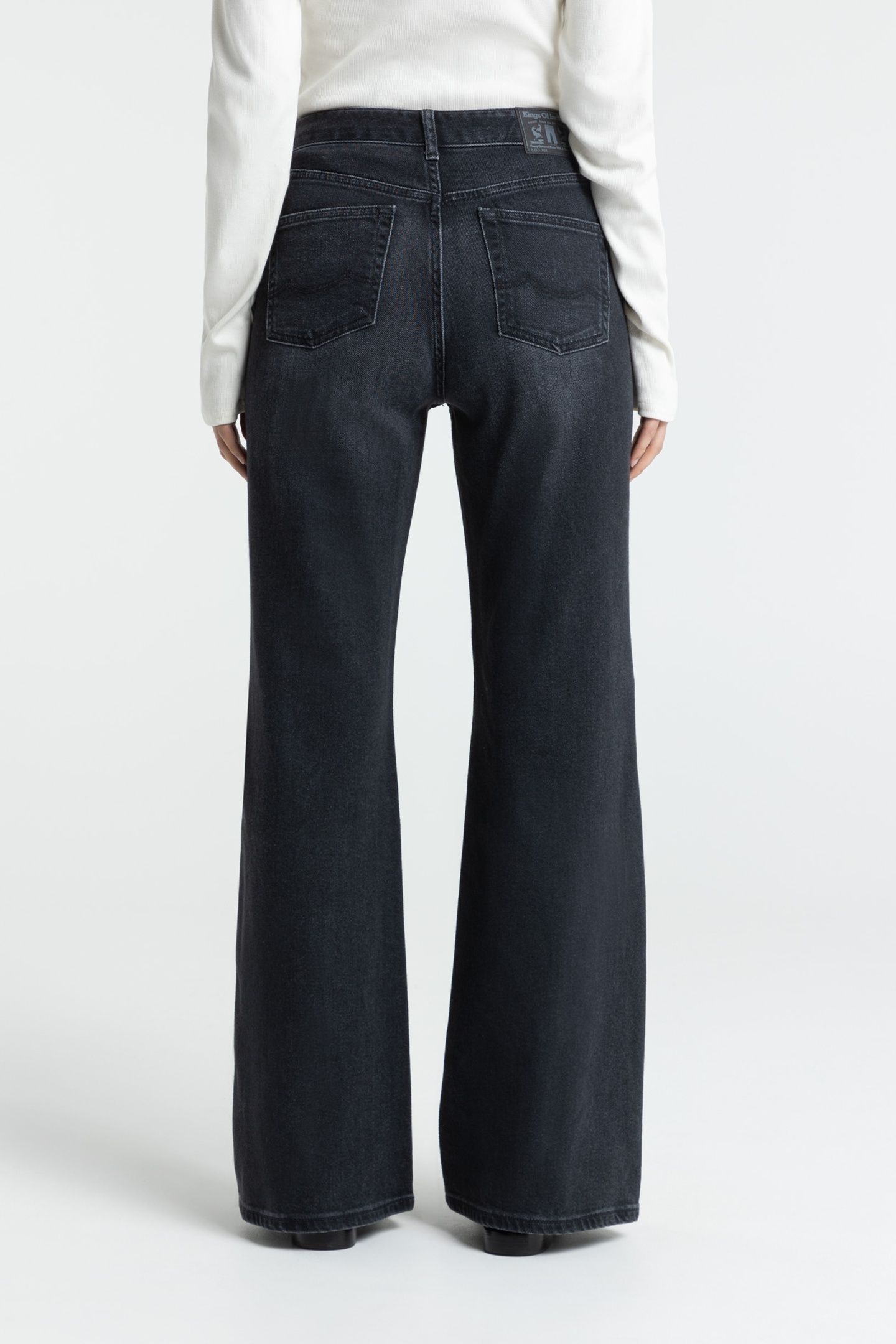 KUKIKO JEANS COTTON FLEX BLACK 2