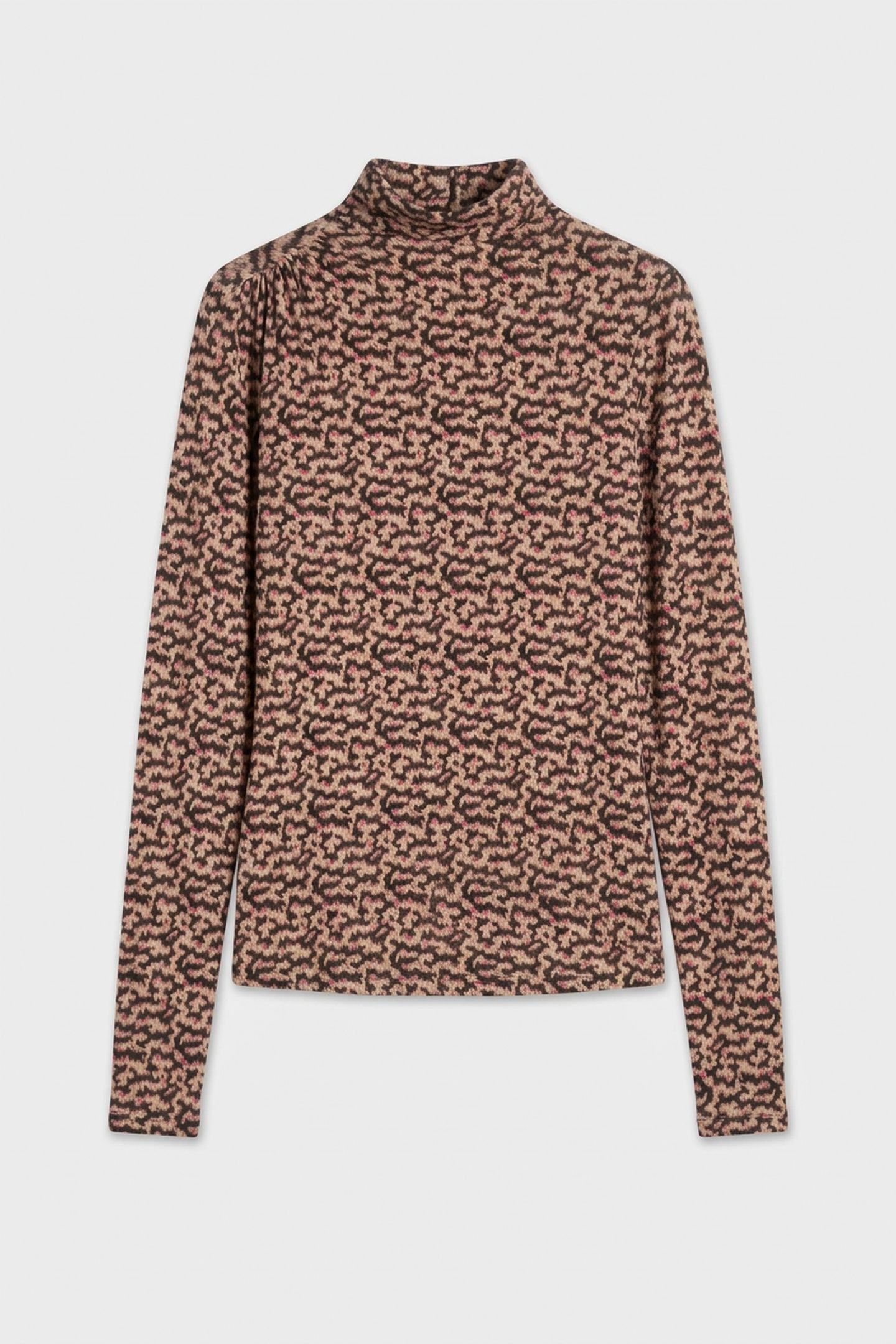 LOU T-SHIRT PINK BROWN 3