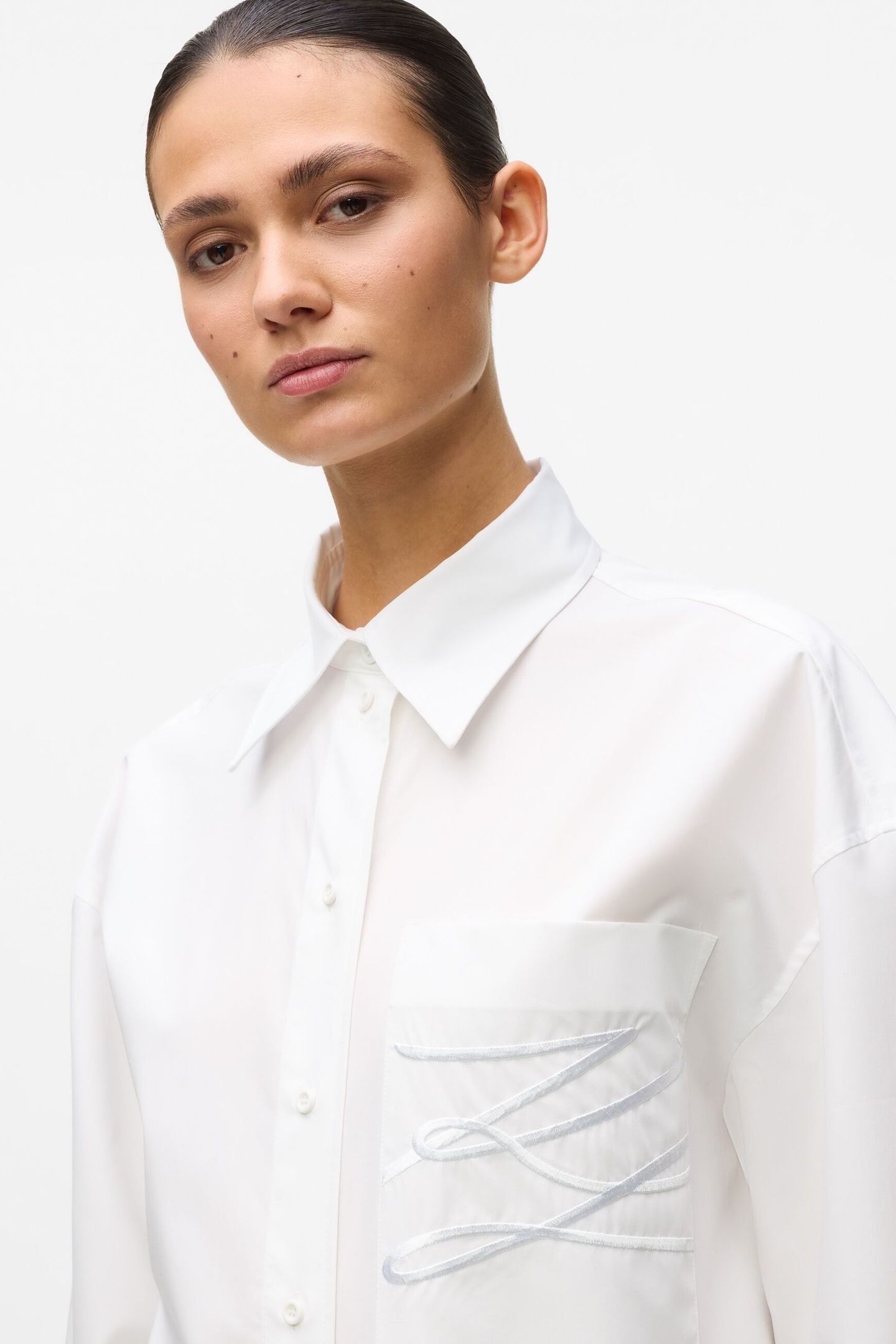AUTOGRAPH POPLIN SHIRT WHITE 6
