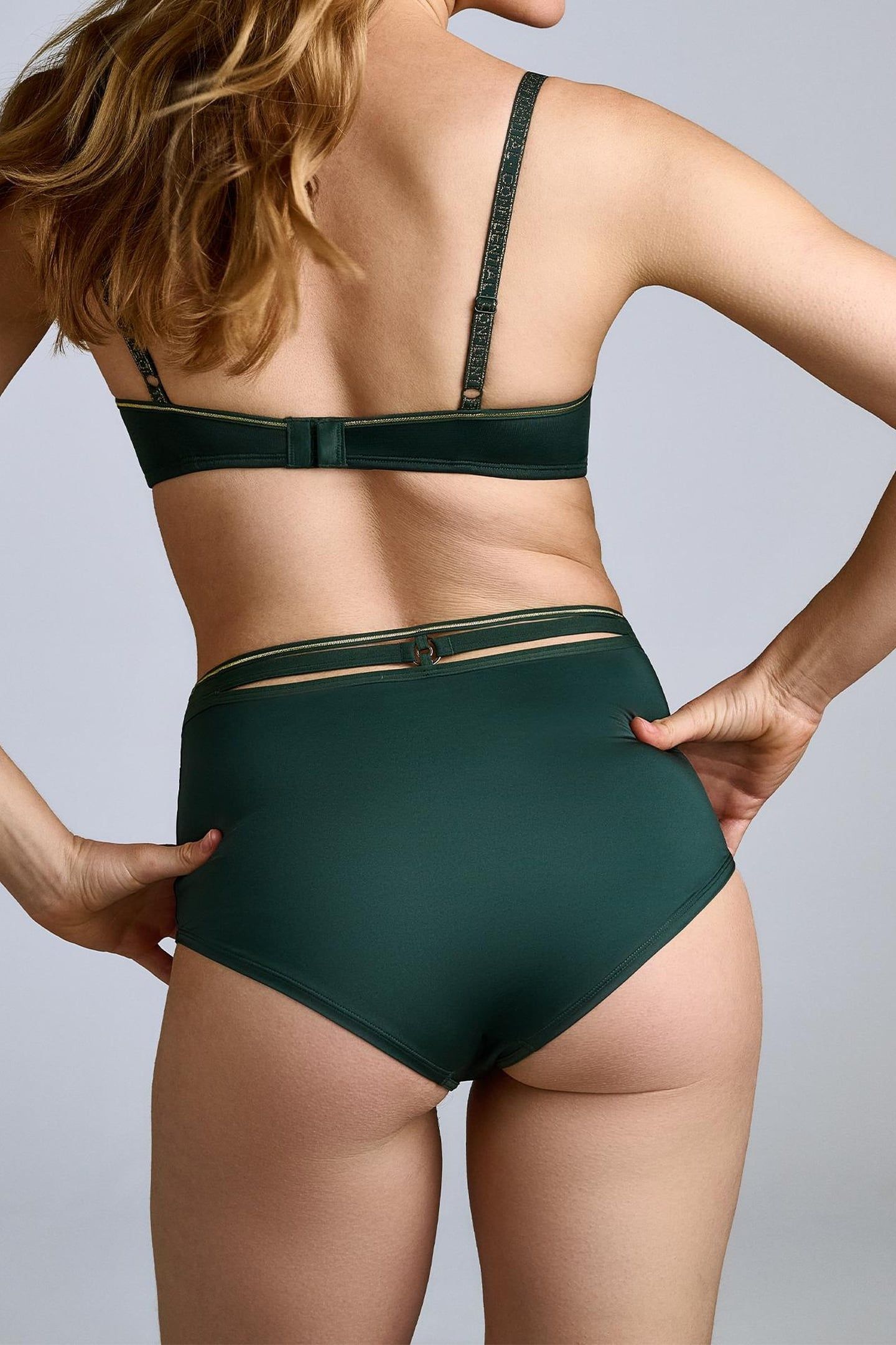 SPACE ODYSSEY FOREST GREEN BALCONY BRA 2