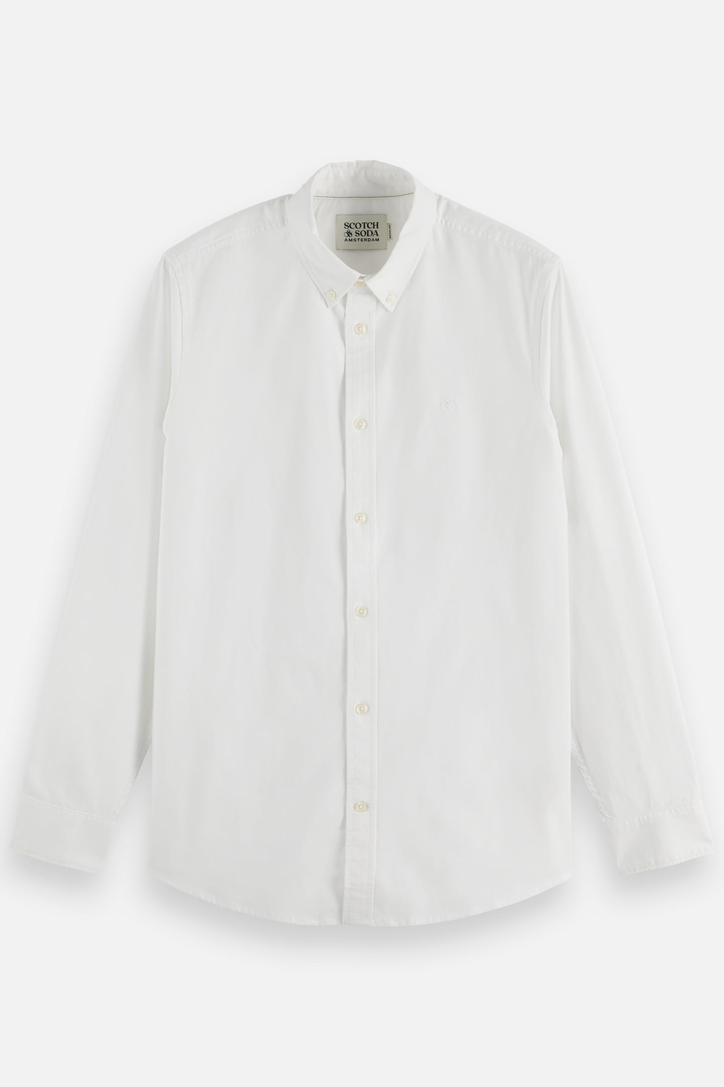 OXFORD SOLID REGULAR-FIT SHIRT WHITE TRADITIONAL 4