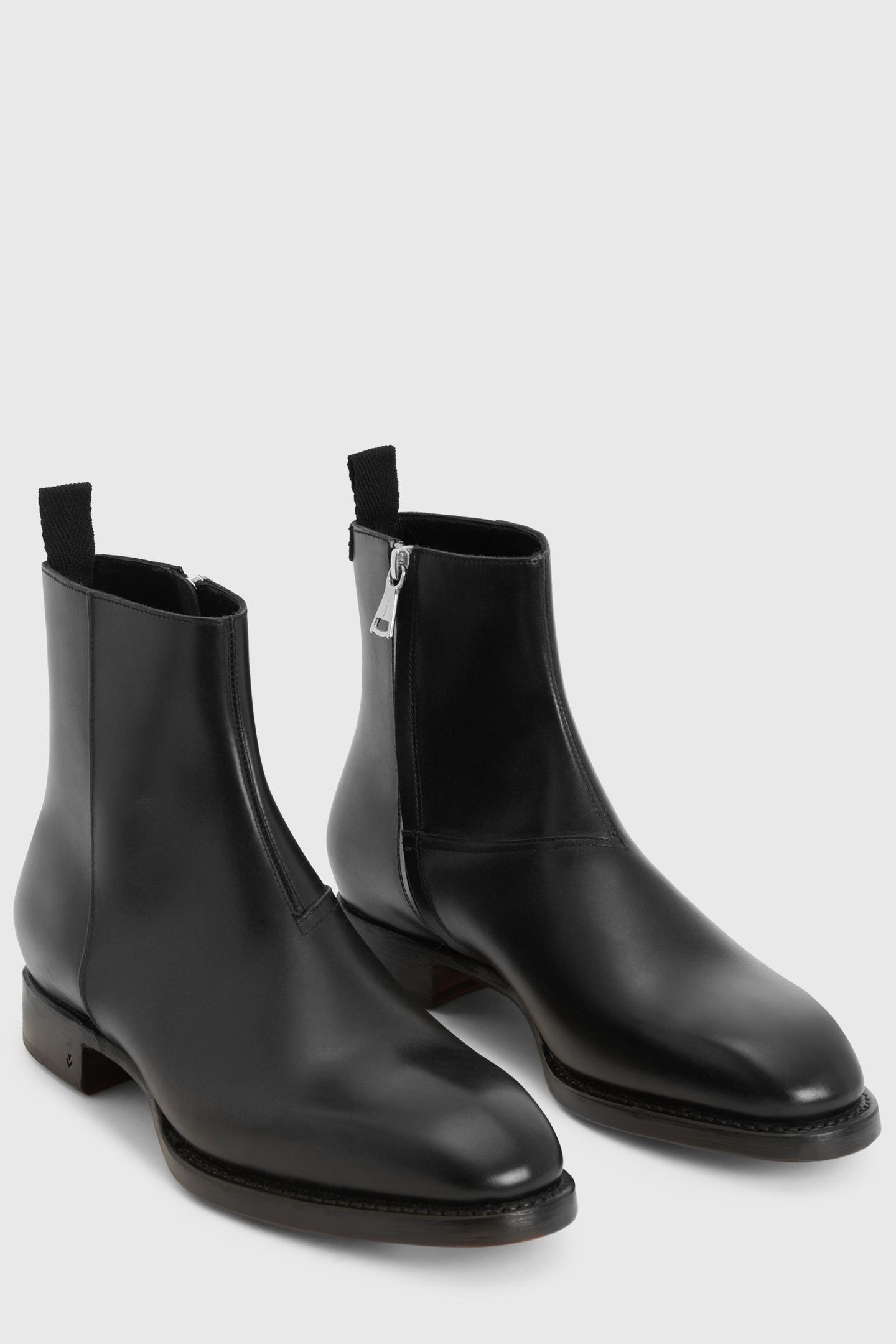 REGENT ZIP BOOT BLACK 1