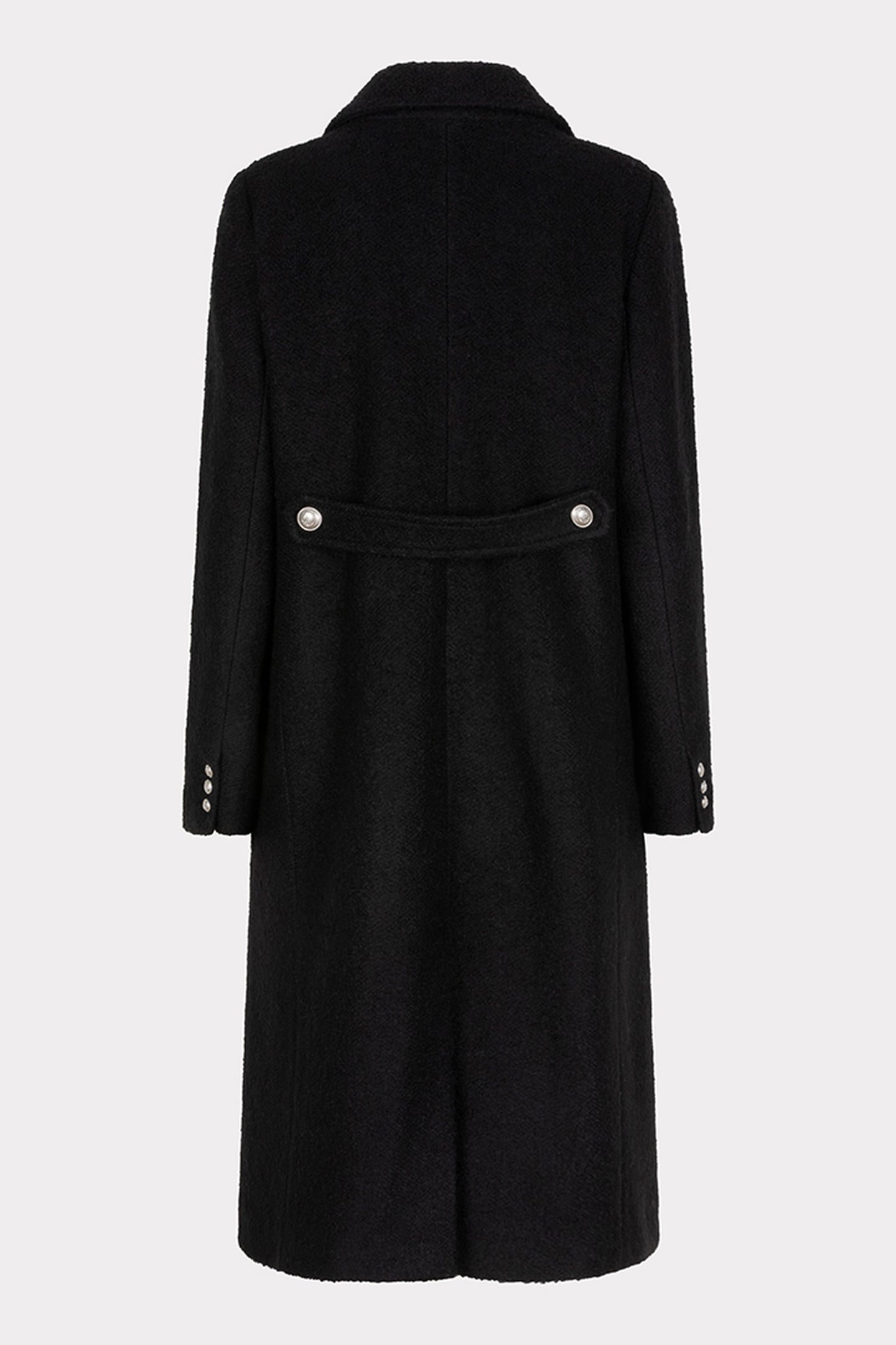 COAT DOUBLE BREASTED BOUCLE BLACK 5