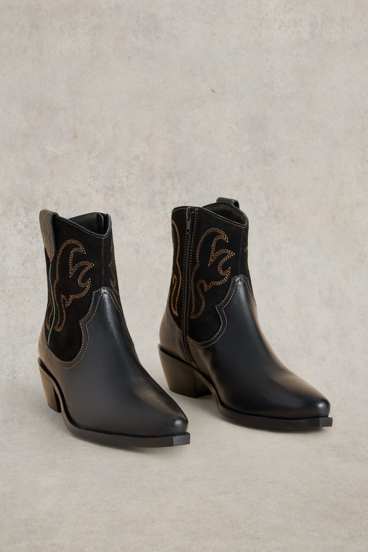 BEAU WESTERN BOOT PURE BLK 3