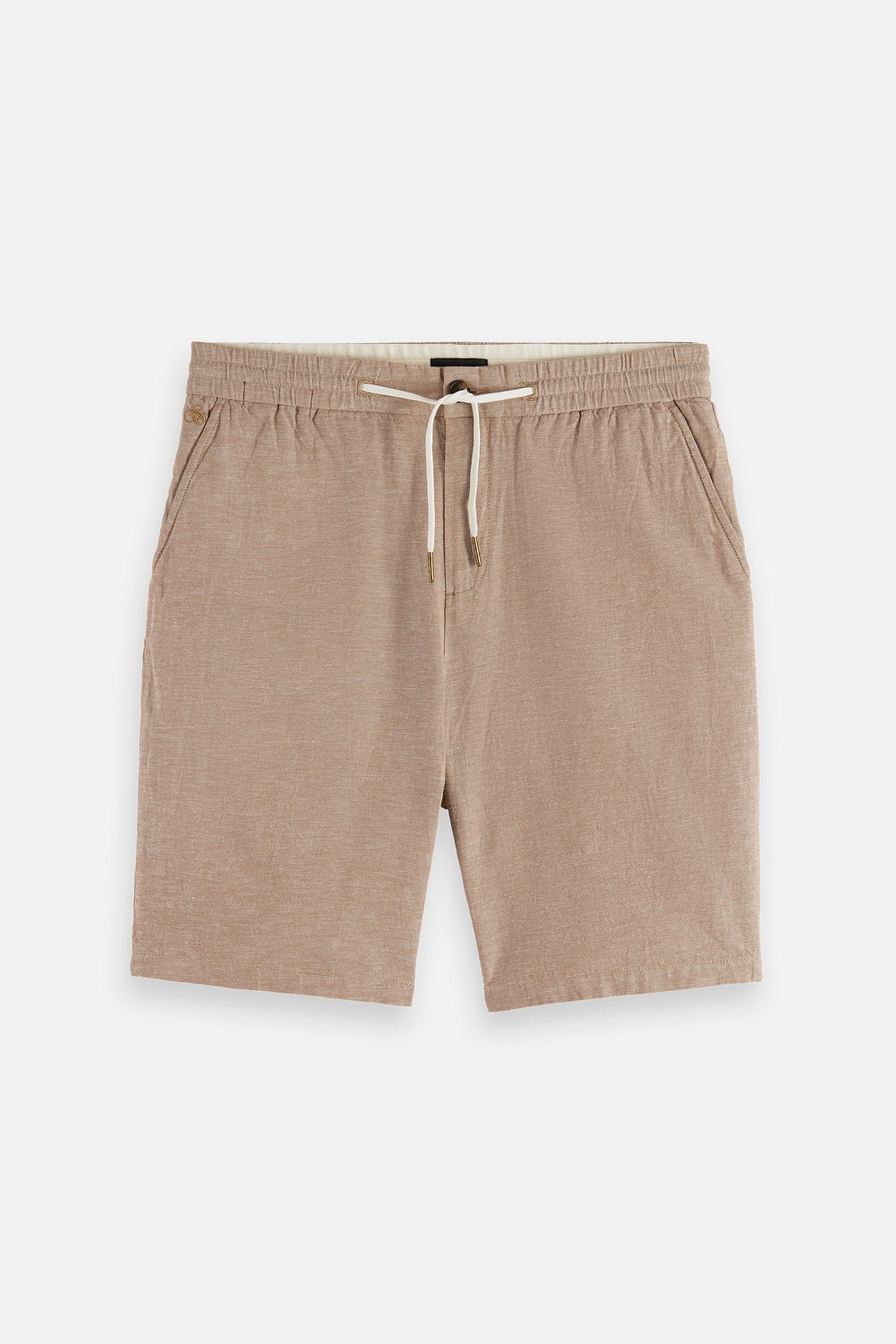 SEASONAL CORE FAVE COTTON LINEN REGULAR-FIT CHINO SHORTS LT  4