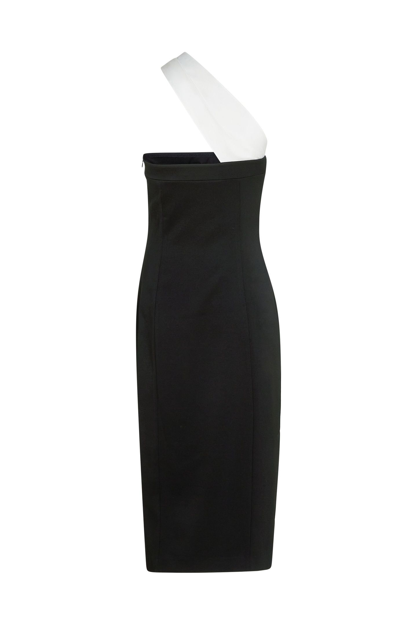 ASYMMETRICAL DRESS BLACK/WHITE 5