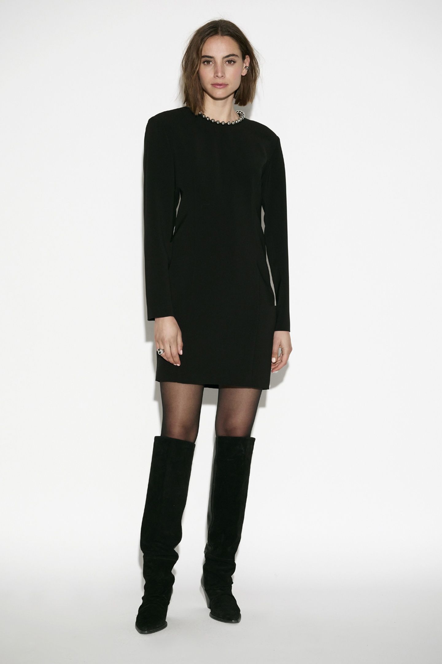 VEON BEAD DRESS RAVEN 2