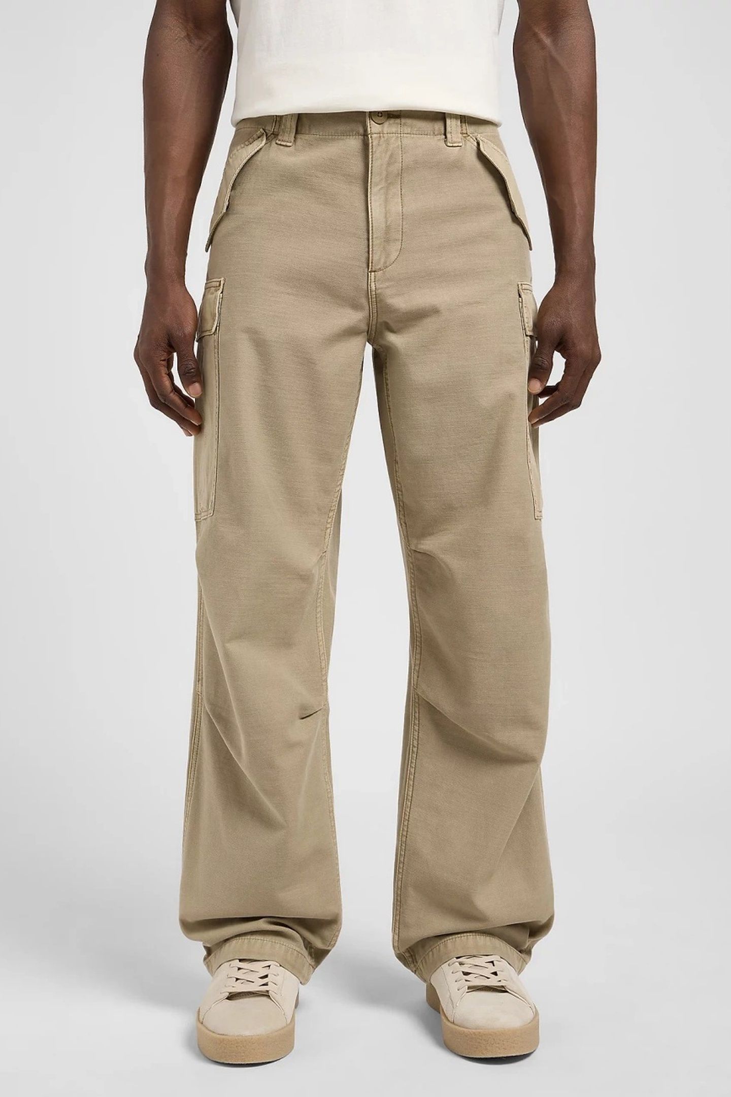 PARACHUTE CARGO KANSAS CITY KHAK LOOSE JEANS BEIGE 1