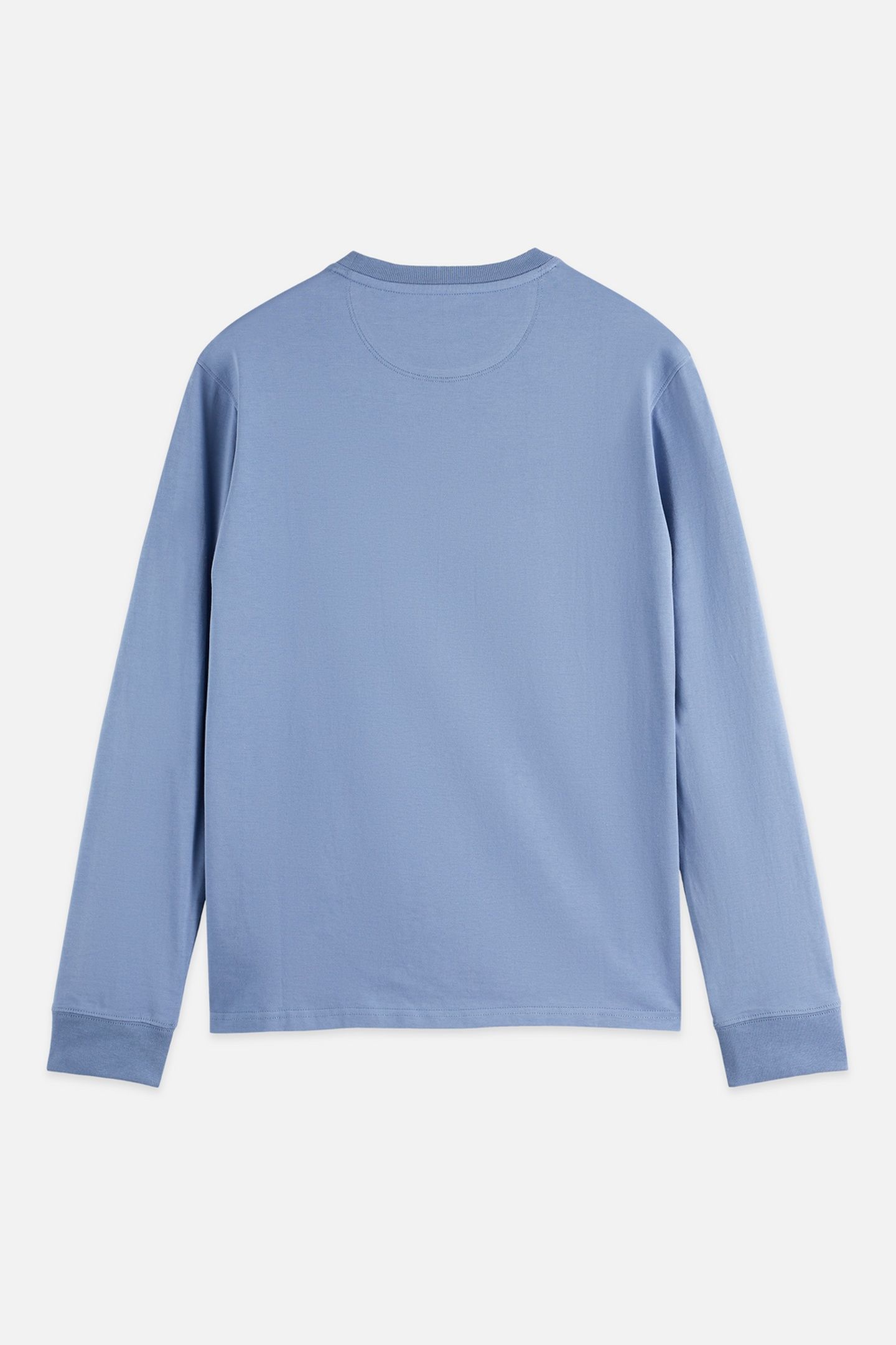 CHEST LOGO REGULAR-FIT LONG-SLEEVED T-SHIRT NAVY 5