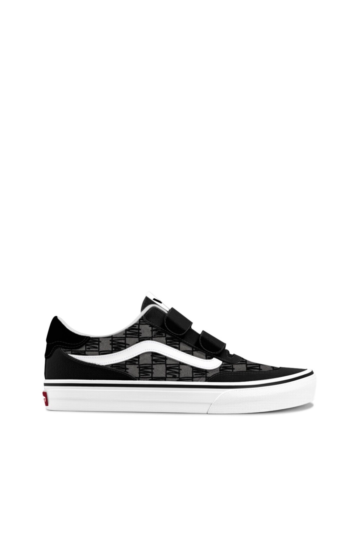 YOUTH UNISEX BROOKLYN LS V SCRIBBLE CHECK BLACK 1