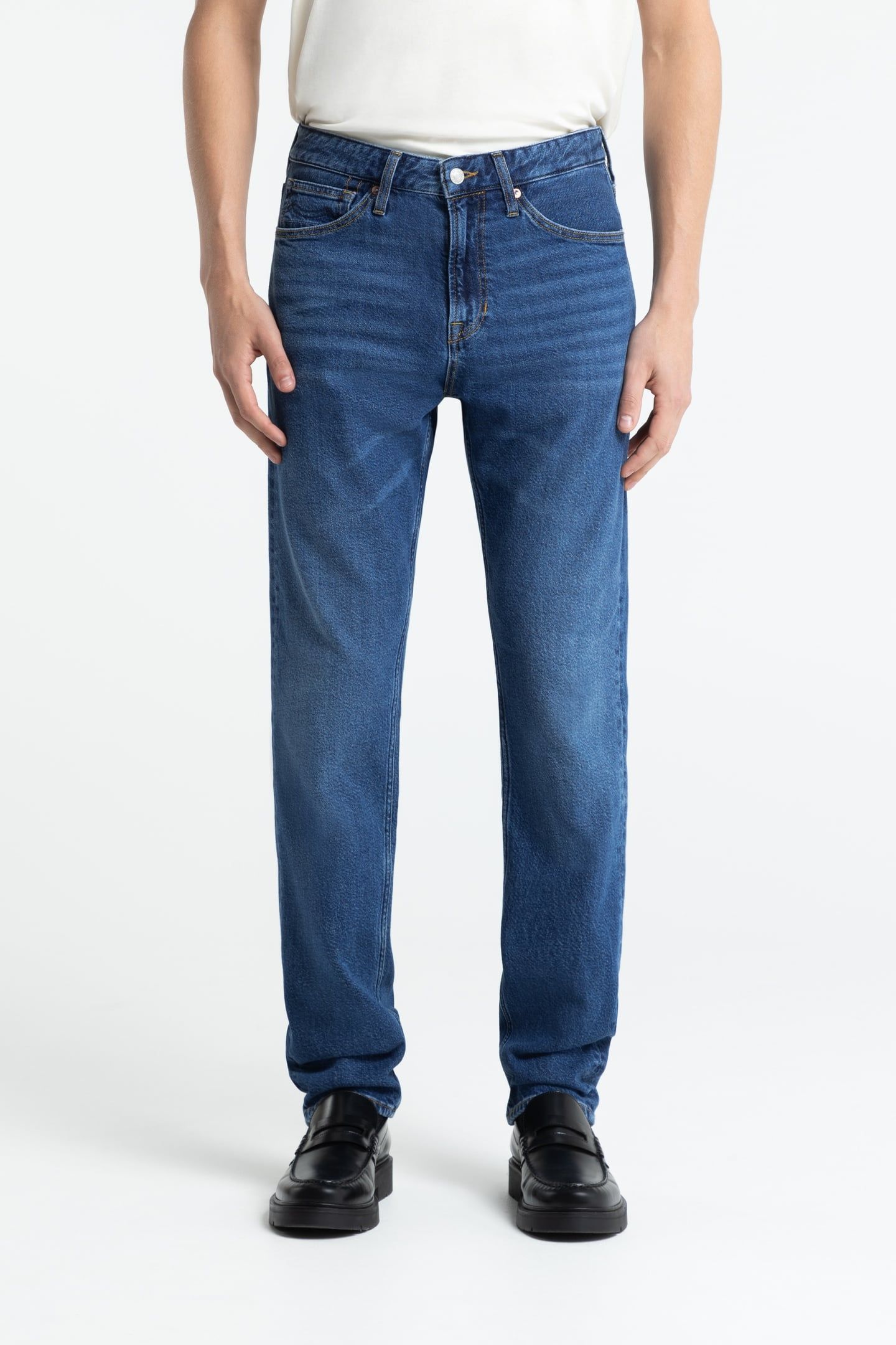 ADDO JEANS COTTON FLEX MID BLUE 1
