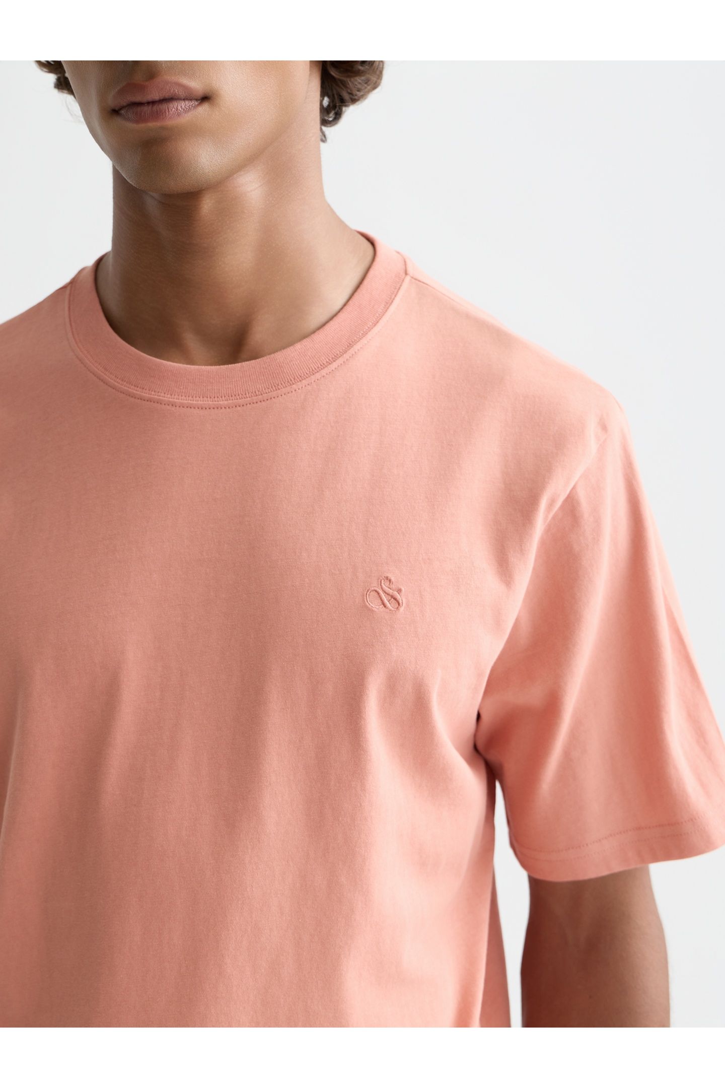 SEASONAL CORE CHEST LOGO REGULAR-FIT T-SHIRT DARK PINK 6