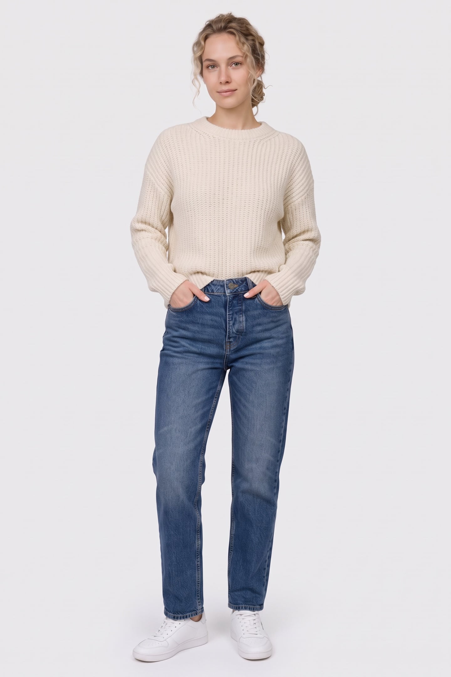 CORE THE SKY STRAIGHT JEANS - BLUE DREAM 1