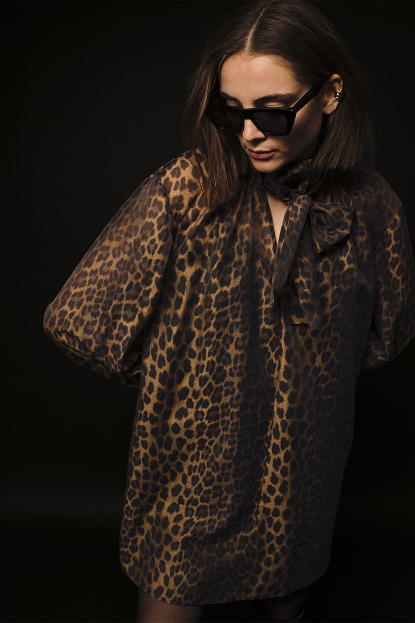 LEIGH LEOPARD DRESS MULTICOLOUR 7