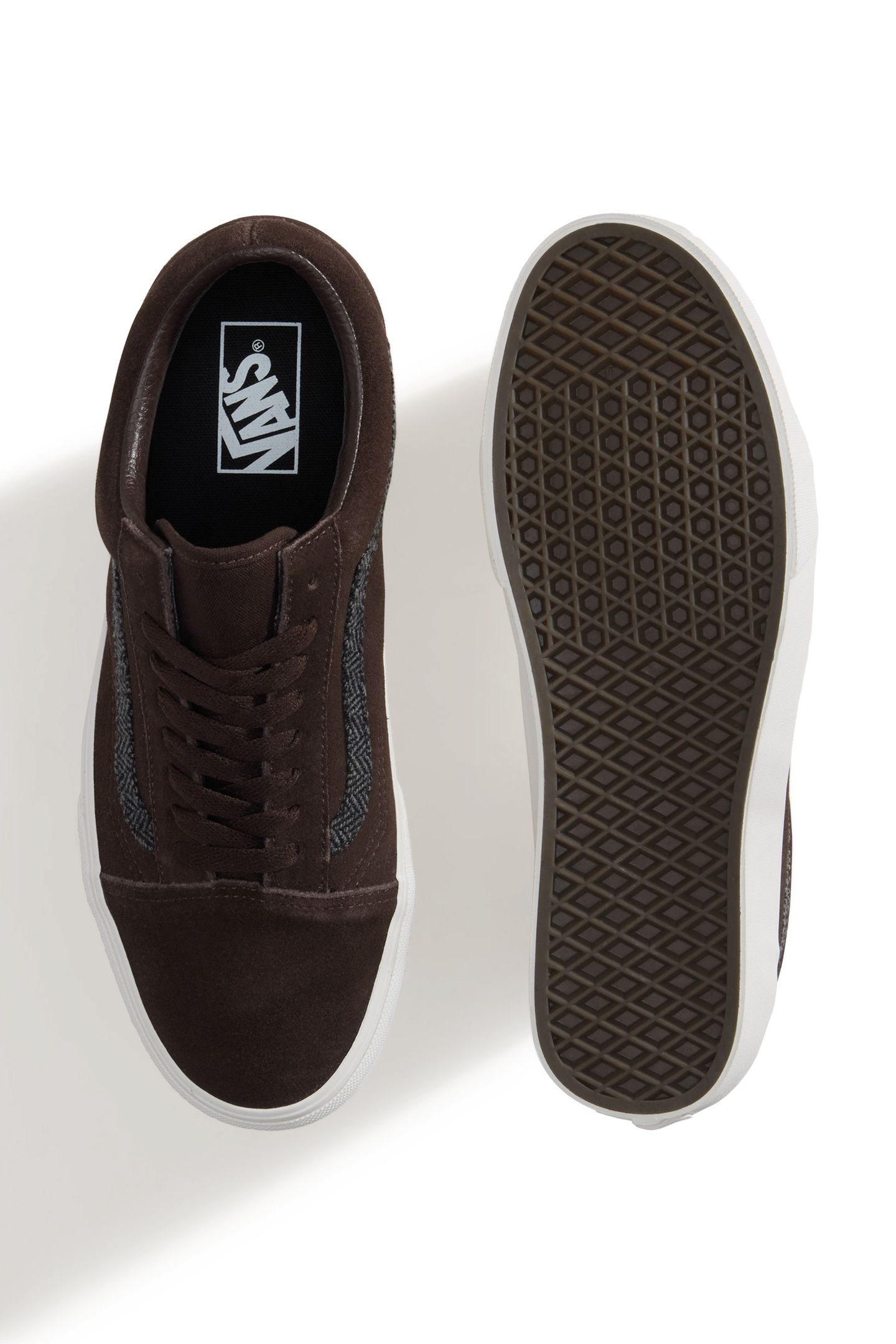 UNISEX OLD SKOOL SUITING BROWN/WHITE 5