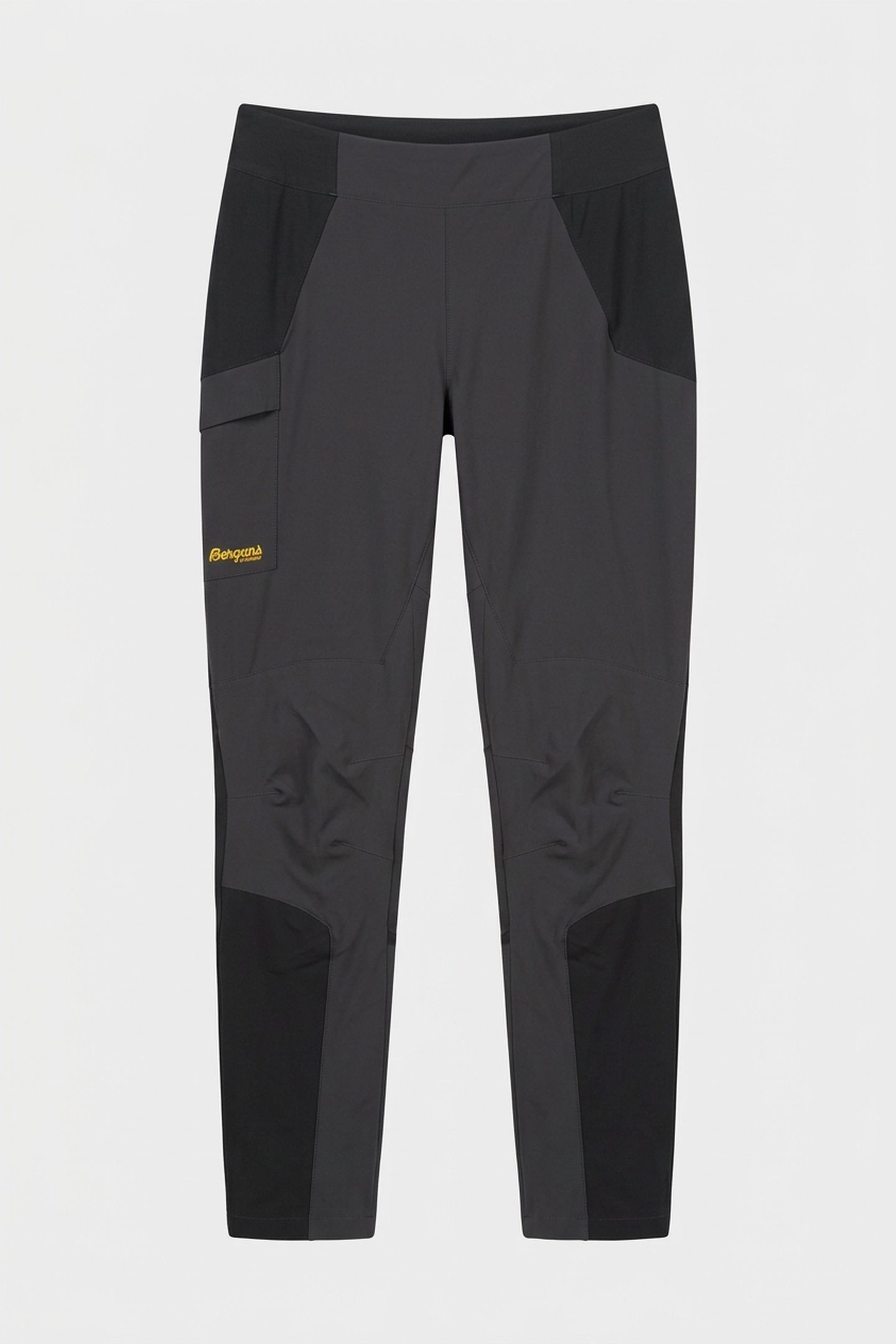 FLØYEN ORIGINAL TIGHT PANTS SOLID CHARCOAL/WAXED YELLOW 3