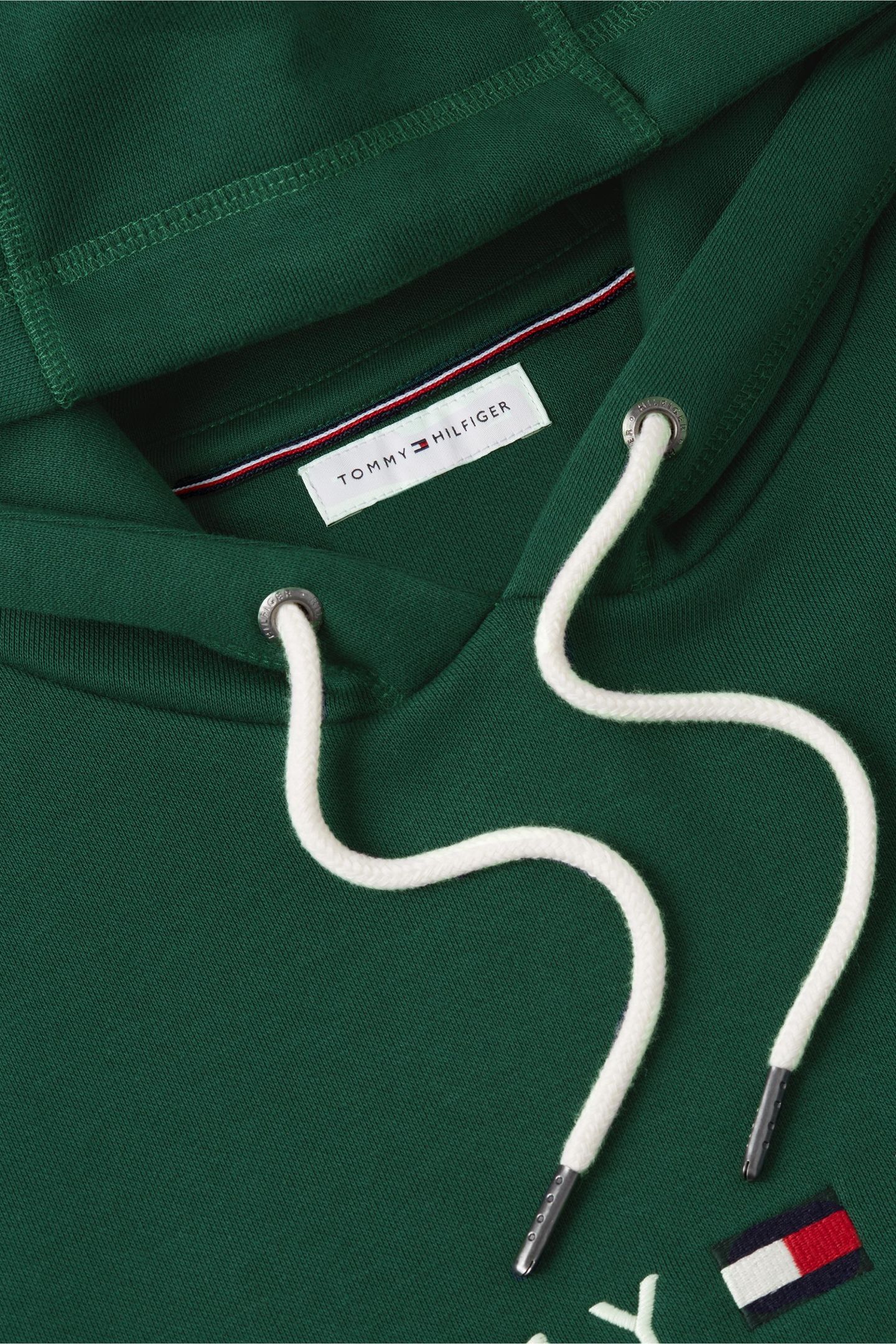 TOMMY LOGO HOODY ORNAMENTAL GREEN 6