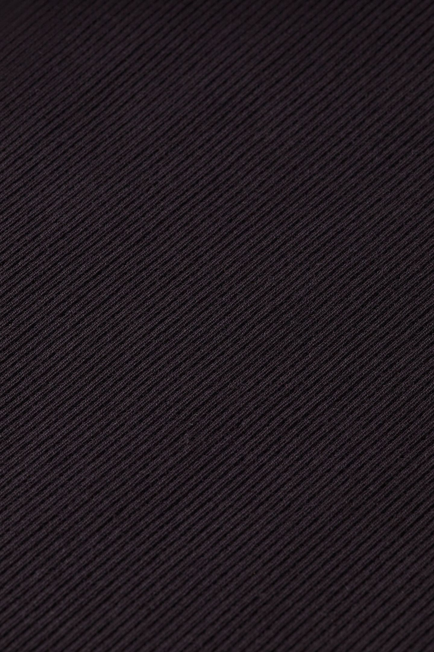 MOCK NECK RIB T-SHIRT BLACK 7