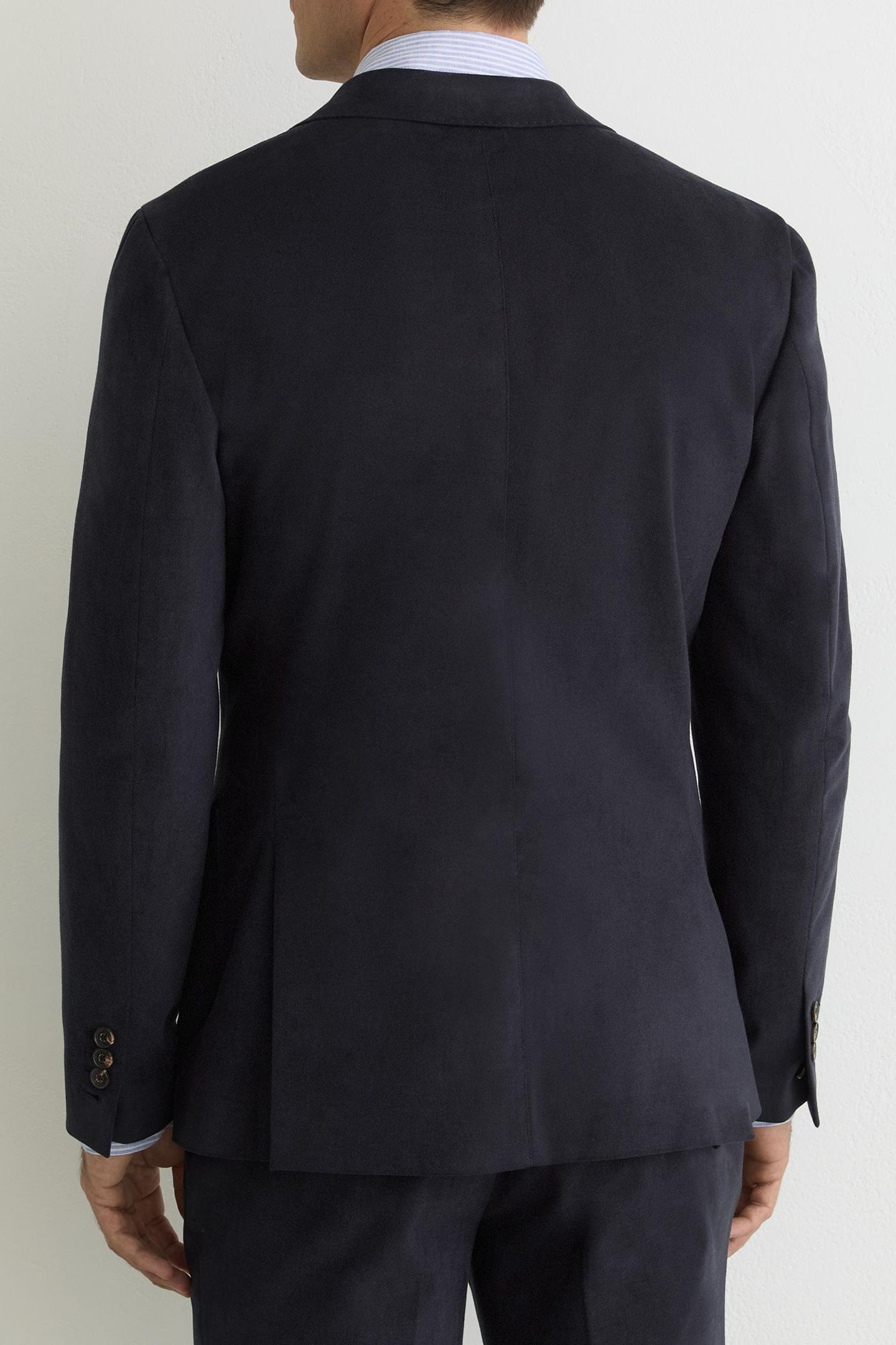 SB 2B NOTCH BRUSHED TWILL BLAZER NAVY 4