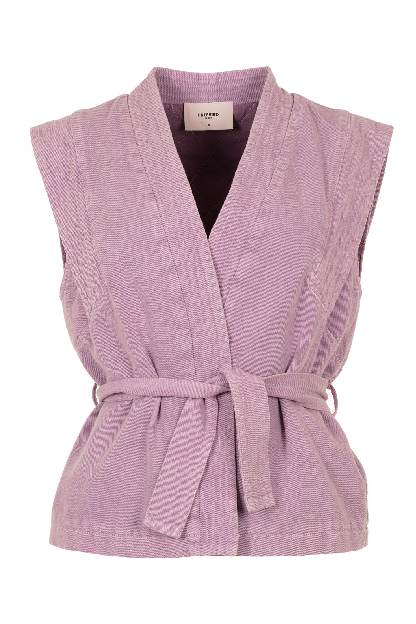GOLDI GILET LIGHT PURPLE 3