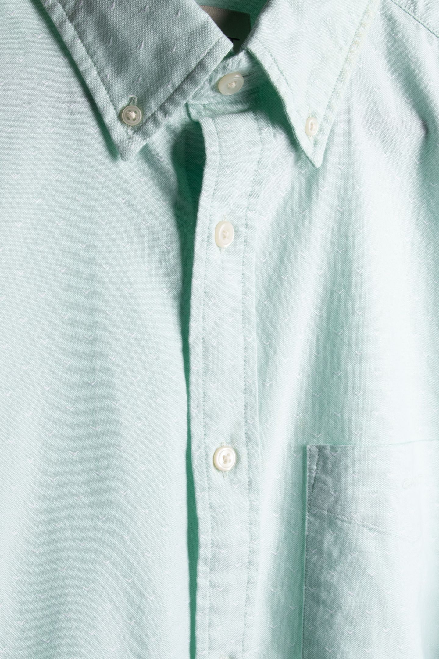 REG CLASSIC OXFORD DOBBY SHIRT TURQUOISE 4