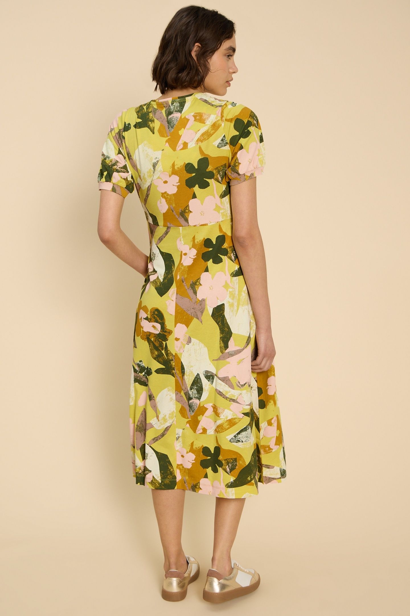 MEGAN JERSEY DRESS YELLOW PR 2