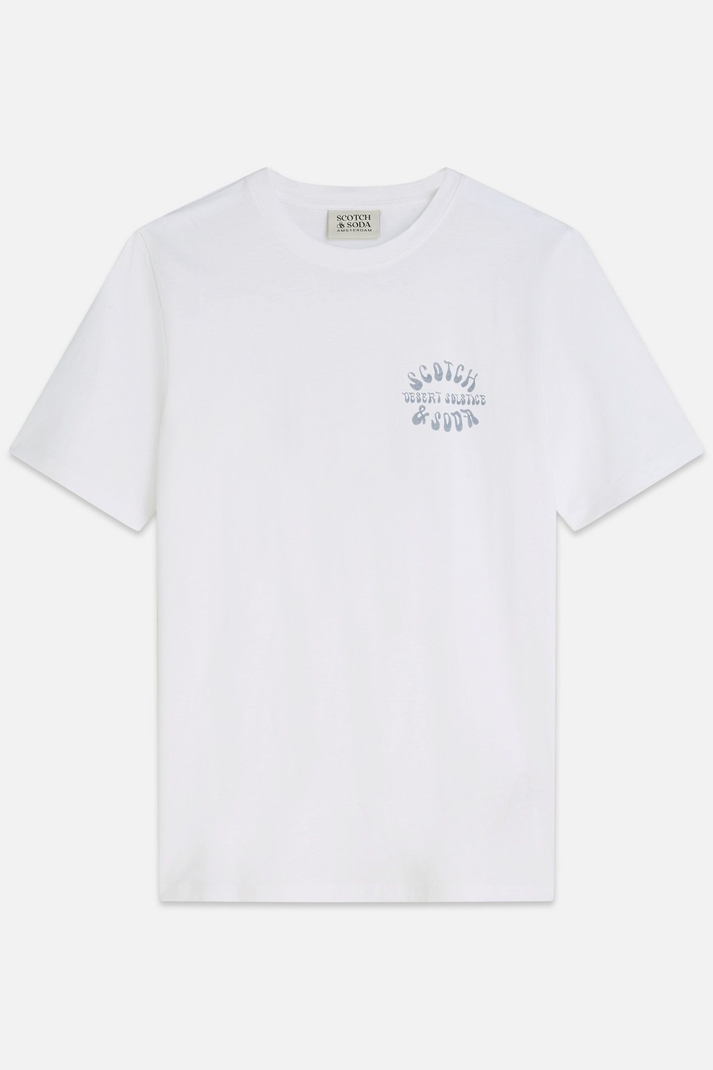 LEFT CHEST ARTWORK REGULAR-FIT T-SHIRT WHITE/PASTEL 4