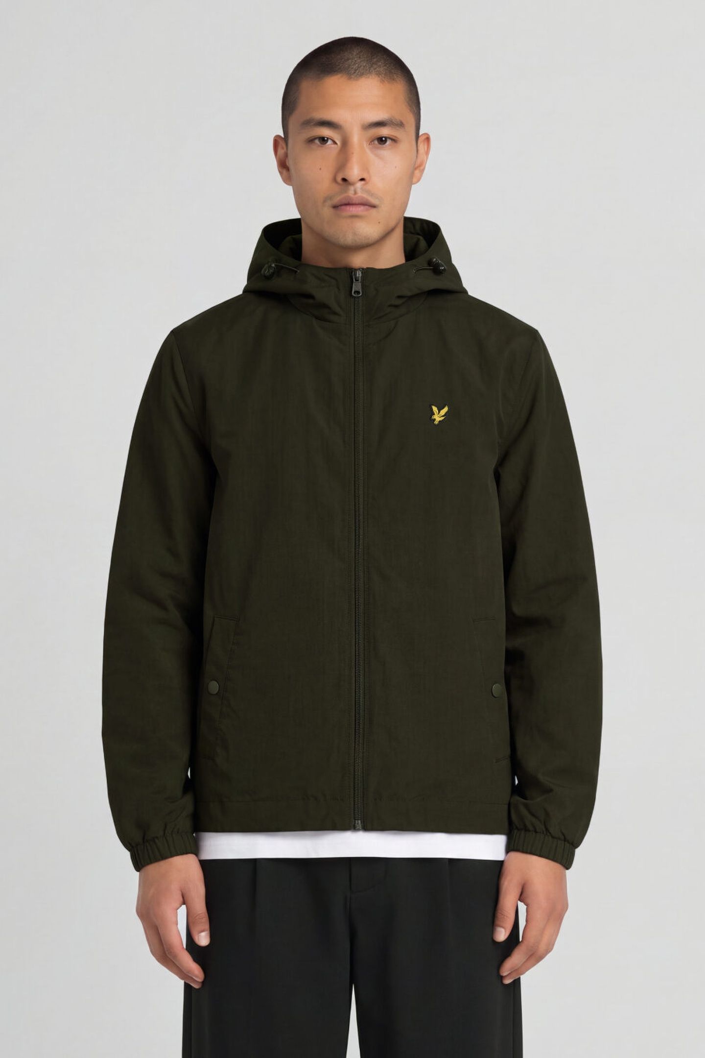 ZIP THROUGH JACKET OLIVE 2