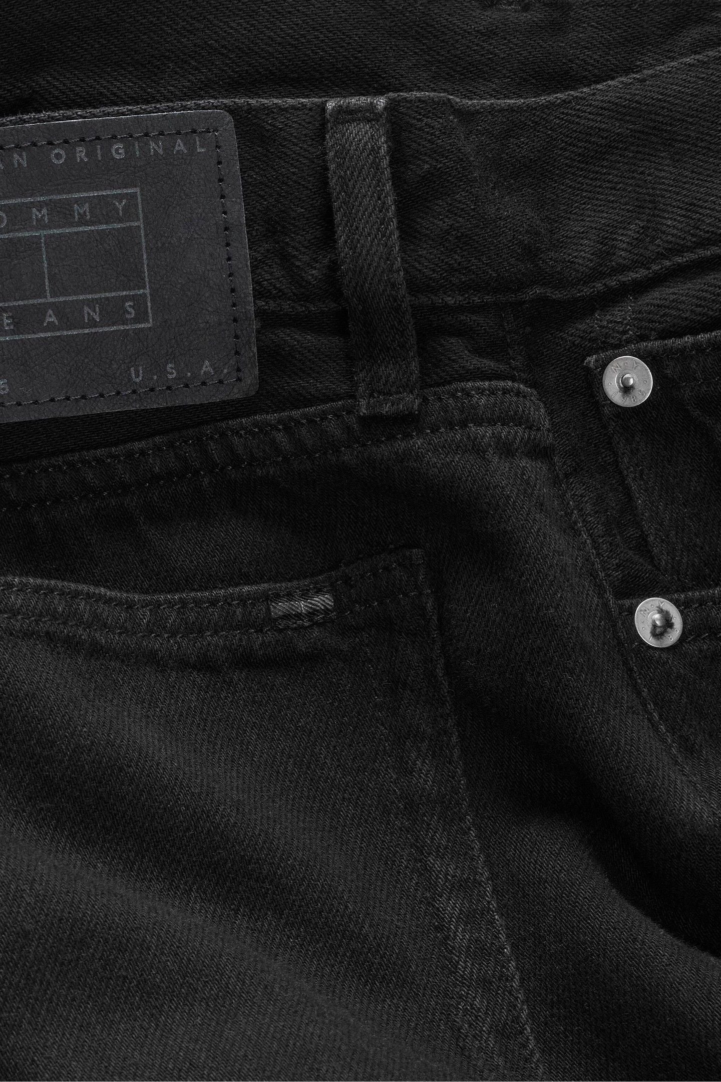 MID RISE LOOSE STRAIGHT DENIM BLACK 3
