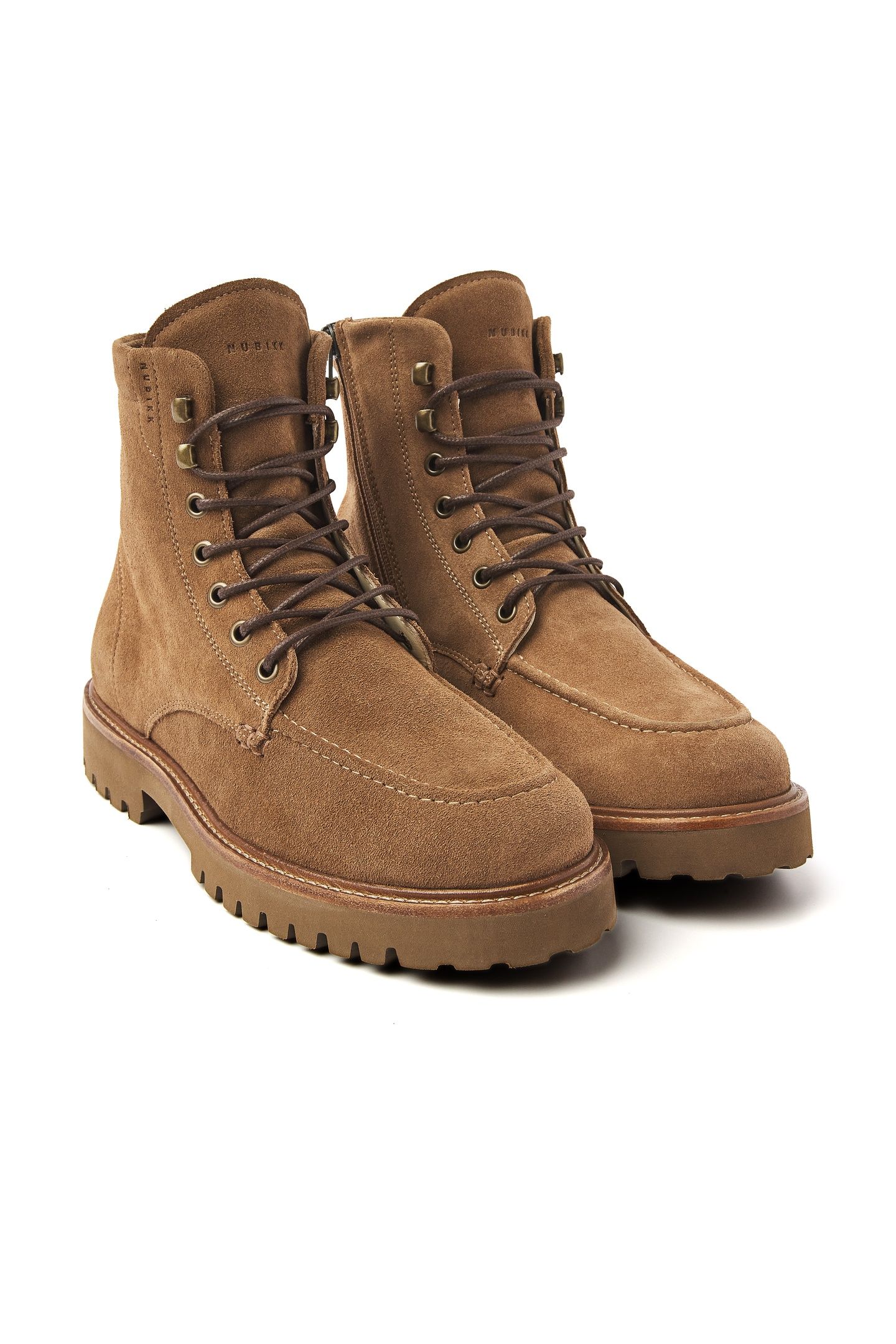 ETHAN HARVEY LT BROWN SUEDE 2