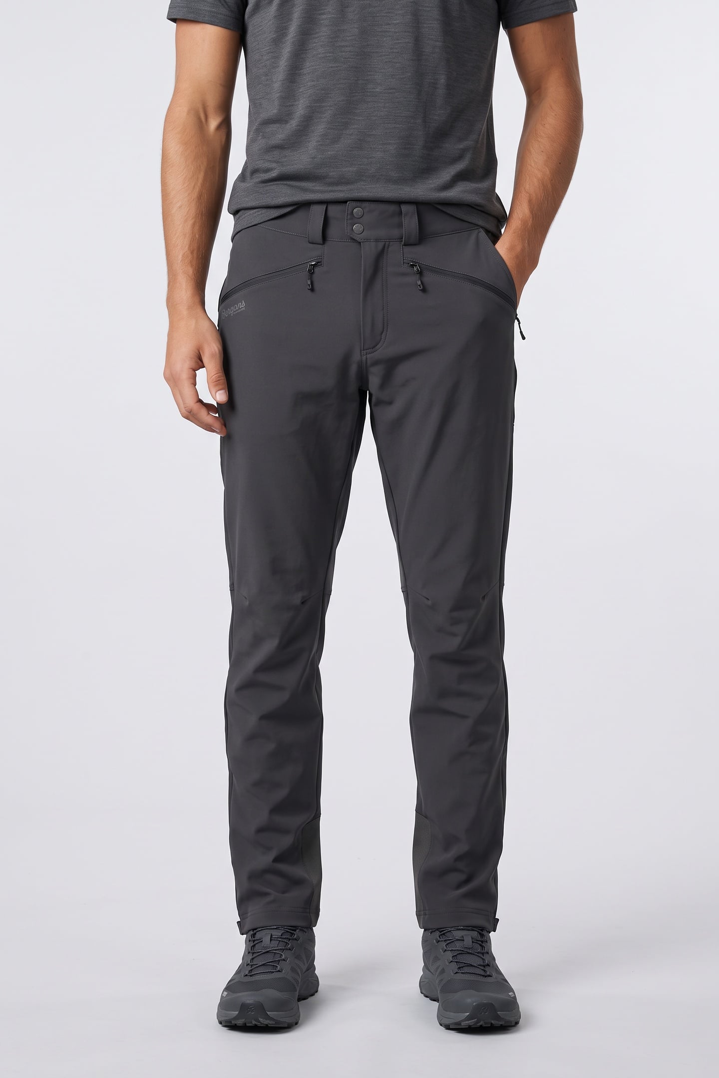 ISTJERN WARM FLEX PANT SOLID CHARCOAL 1